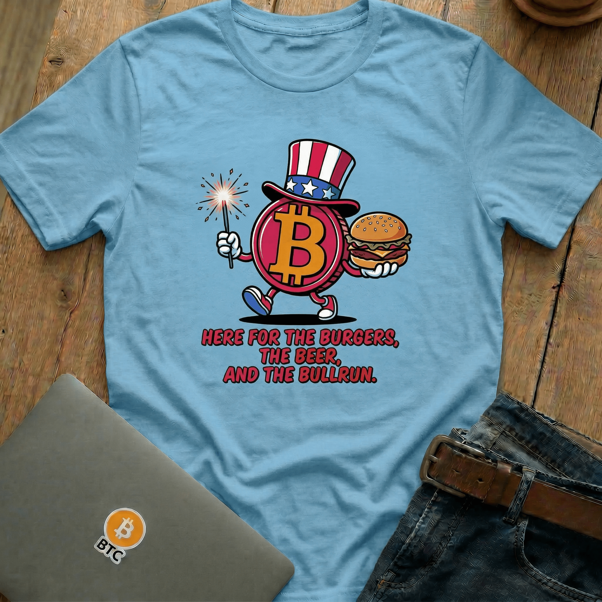 Burgers, Beer & The Bullrun Tees