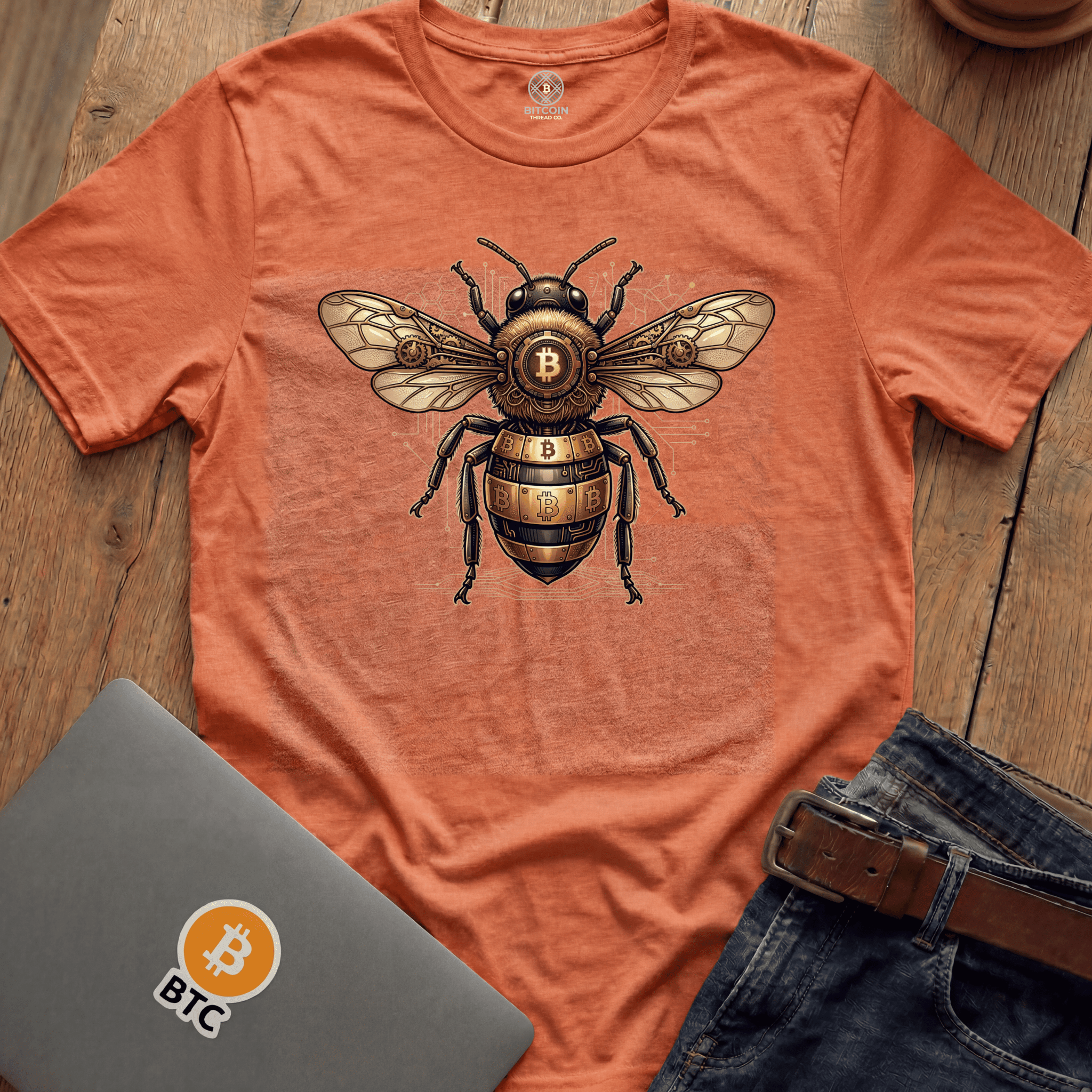 Robot Bumble Bee Tees