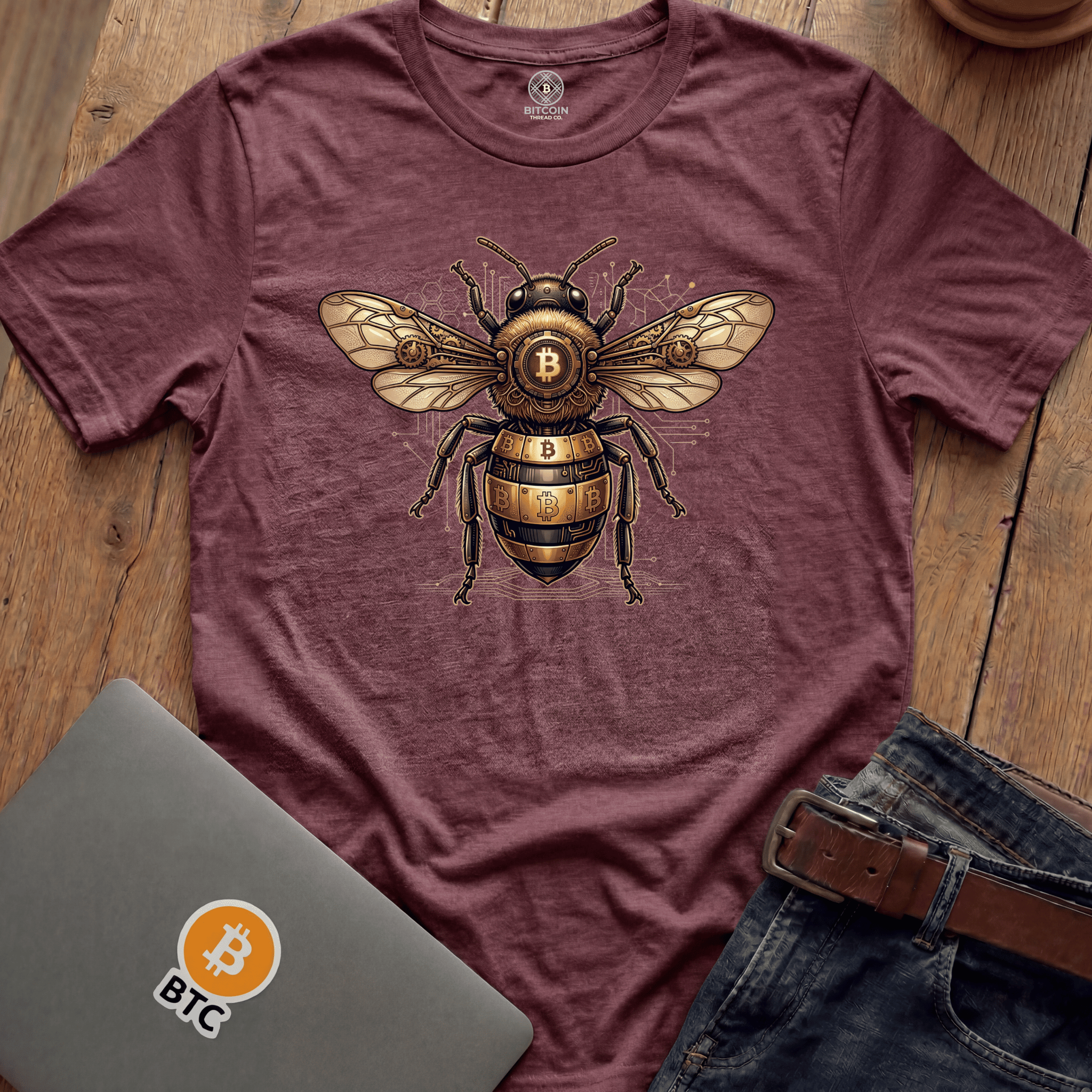Robot Bumble Bee Tees