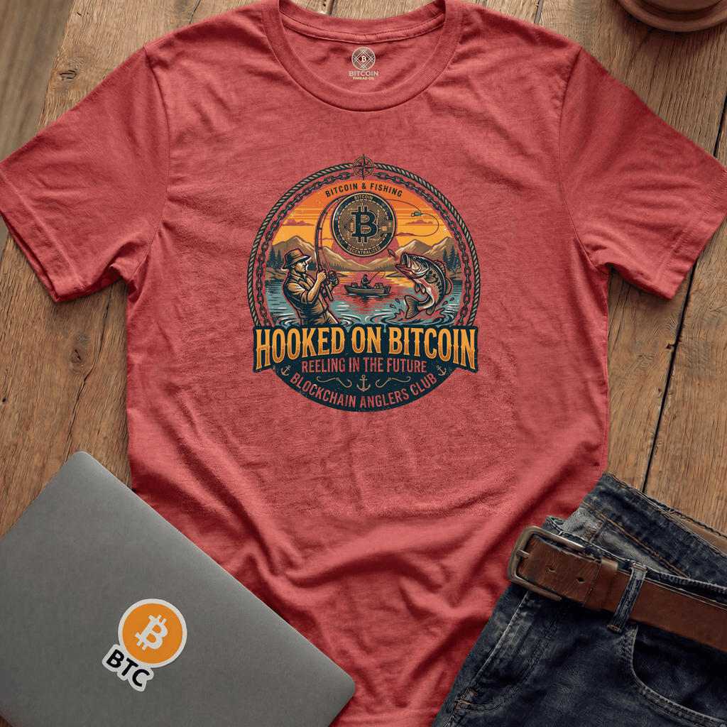 Hooked on Bitcoin Tees