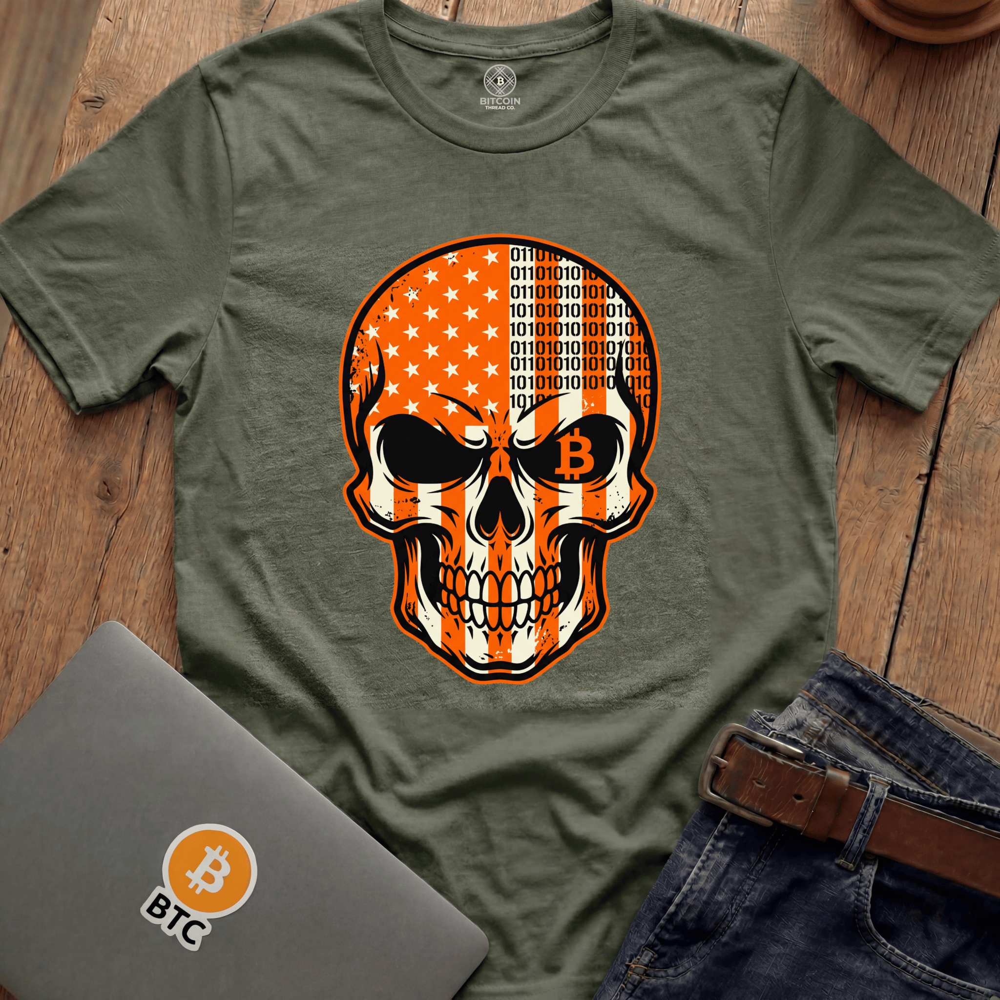 BTC American Skull Tees