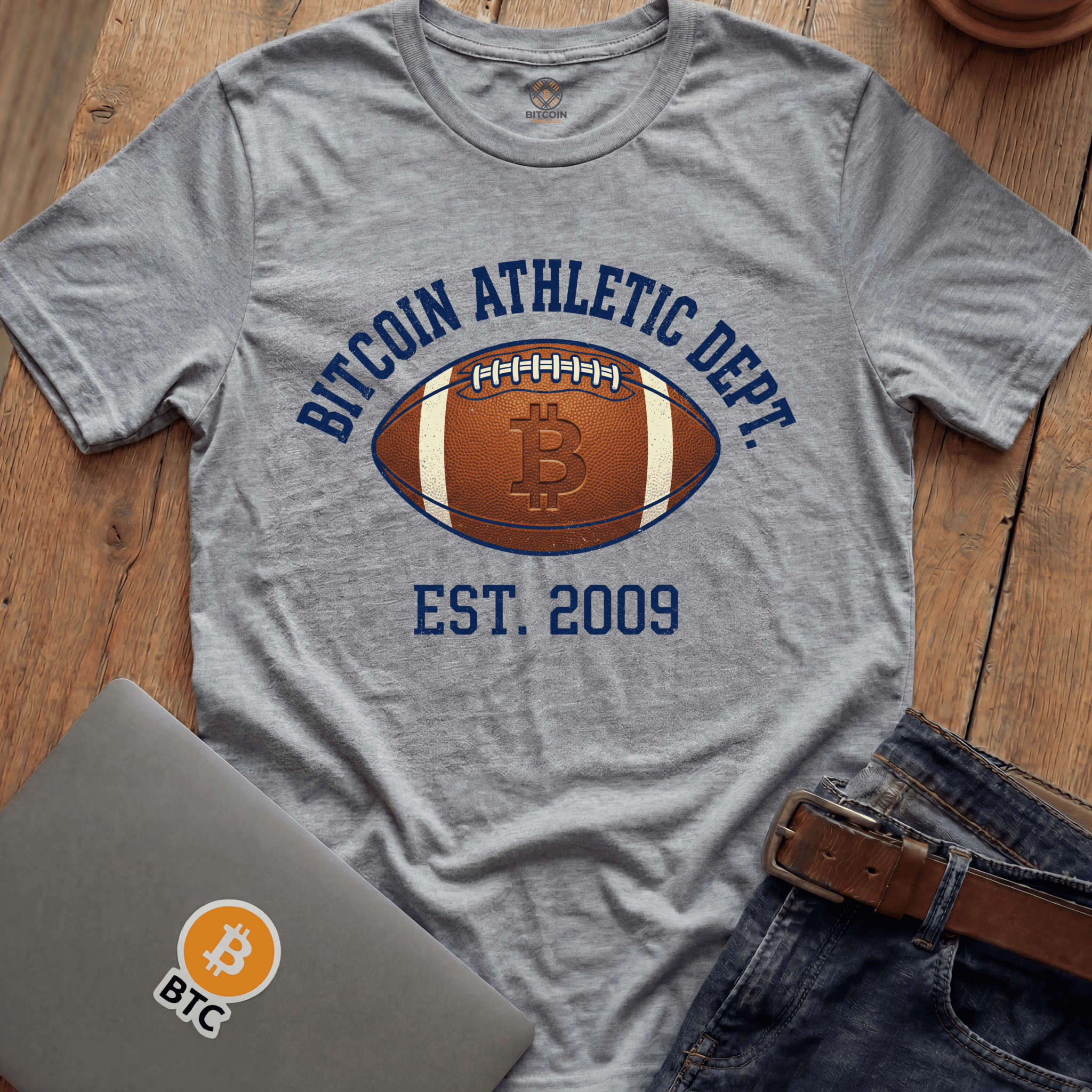 Bitcoin Athletic Dept. Tees
