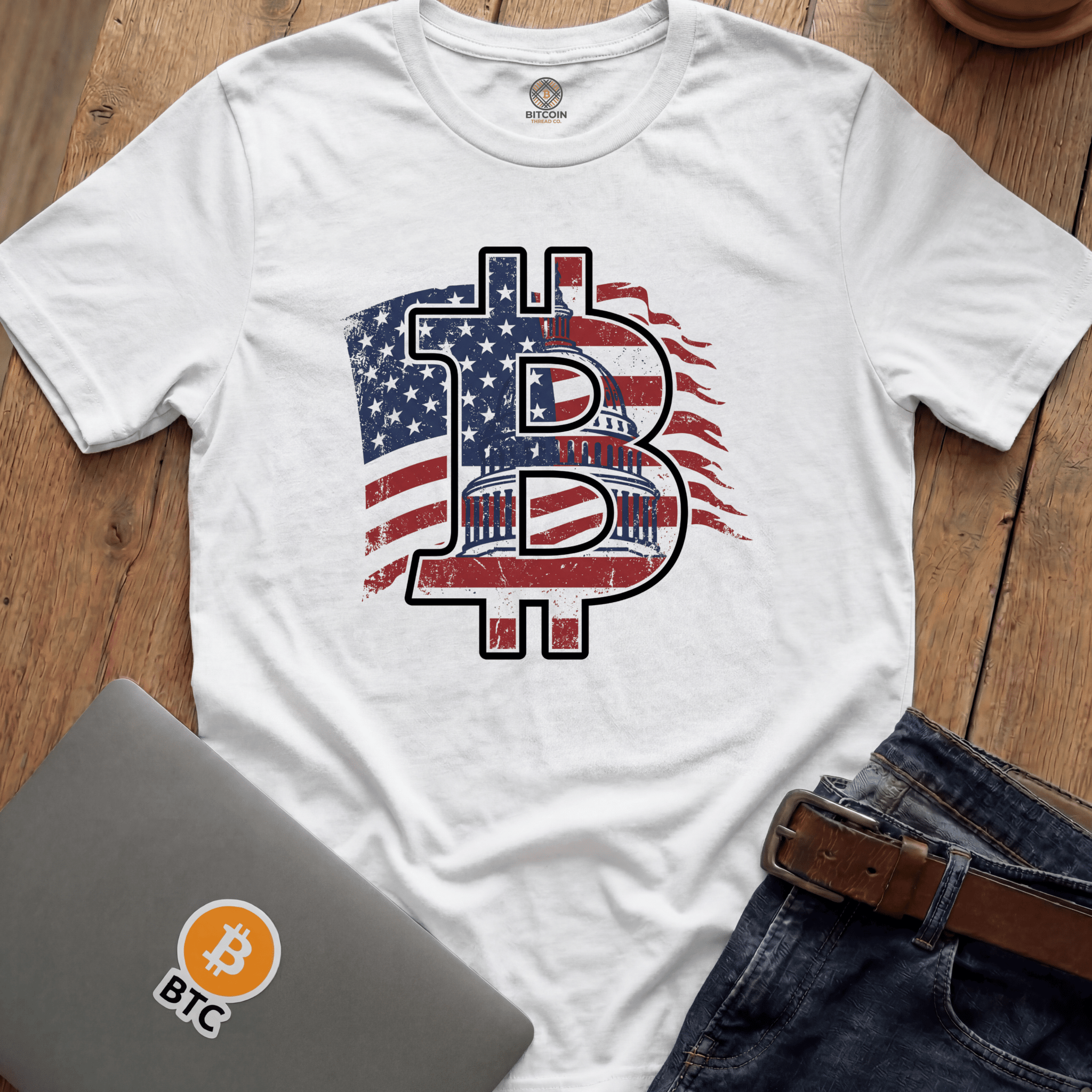 American Bitcoin Tees