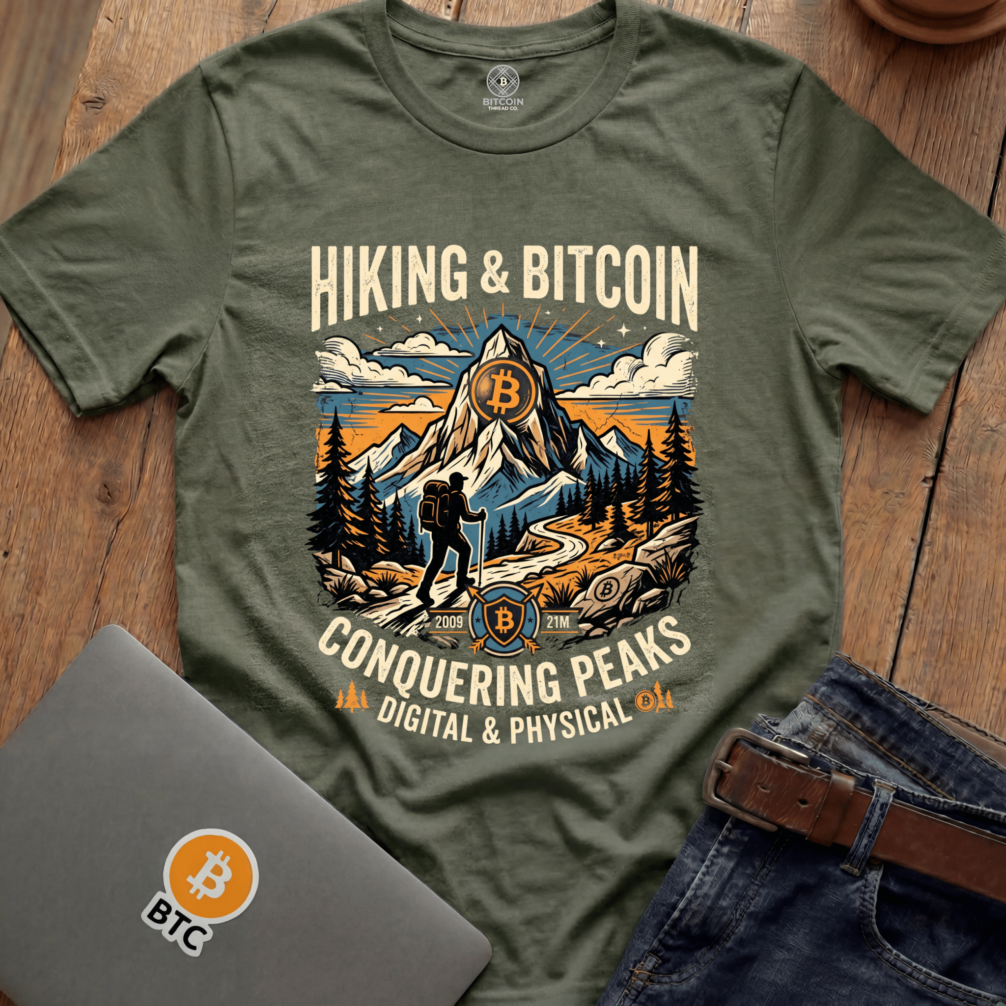 Conquering Peaks Tees
