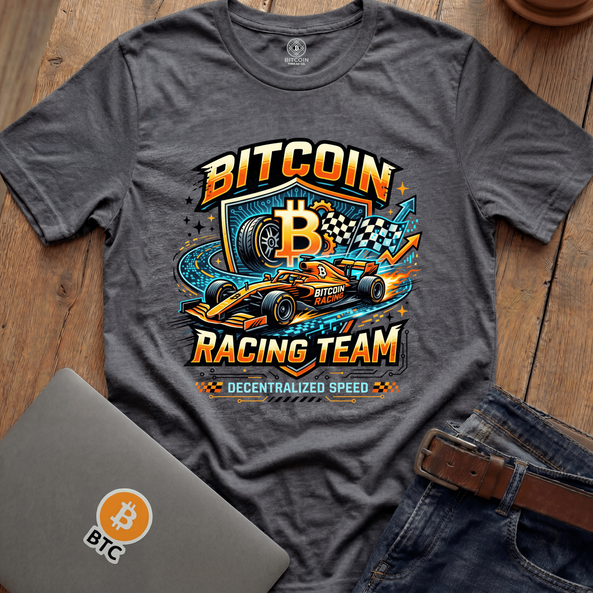 Bitcoin Racing Team Tees