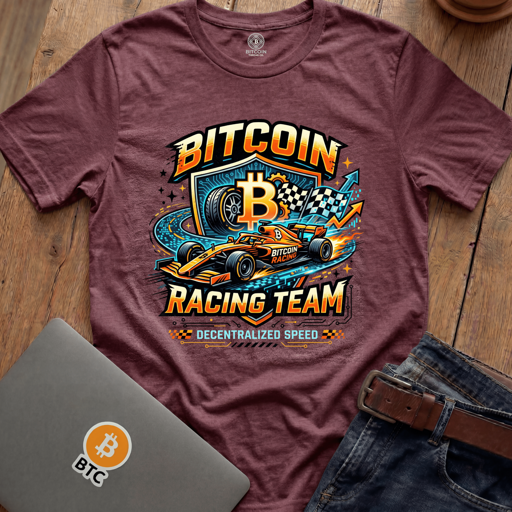 Bitcoin Racing Team Tees