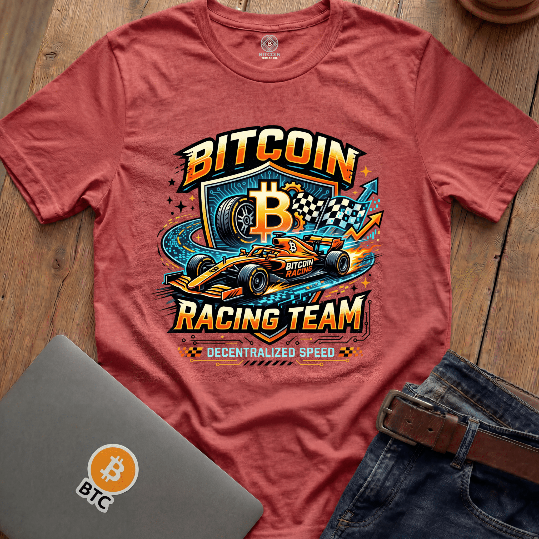 Bitcoin Racing Team Tees