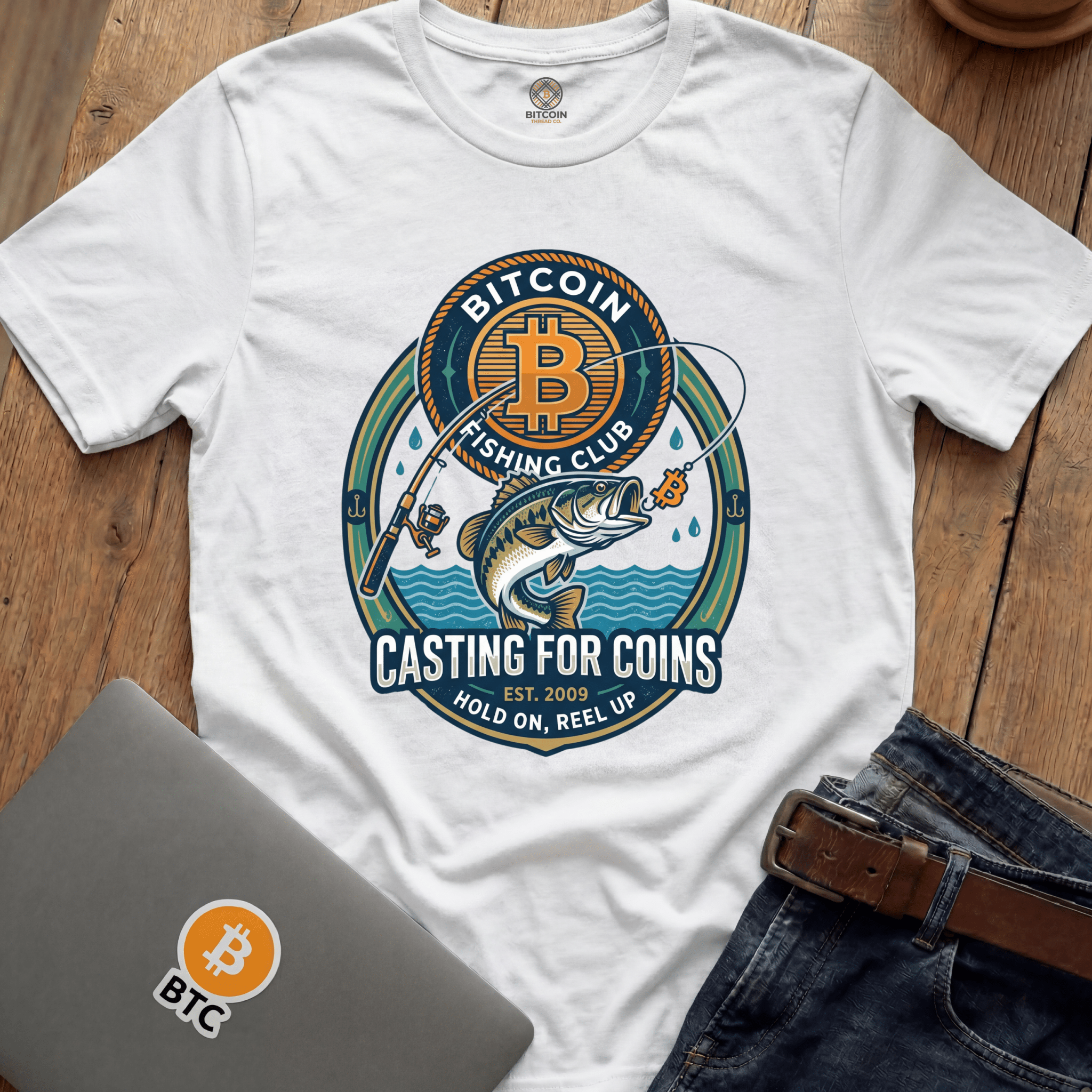 Bitcoin Fishing Club Tees