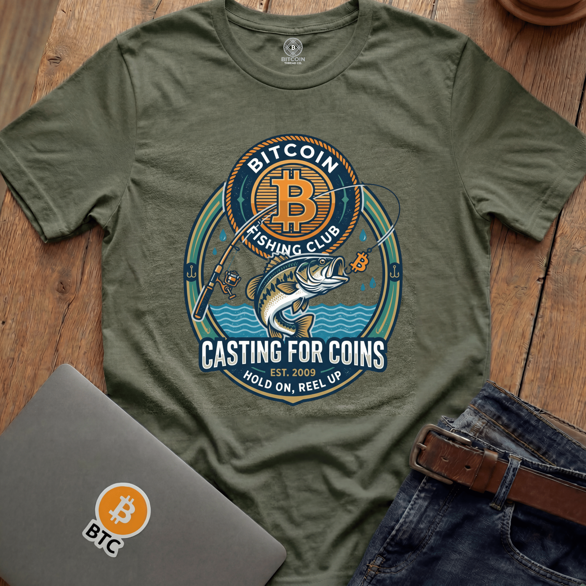 Bitcoin Fishing Club Tees