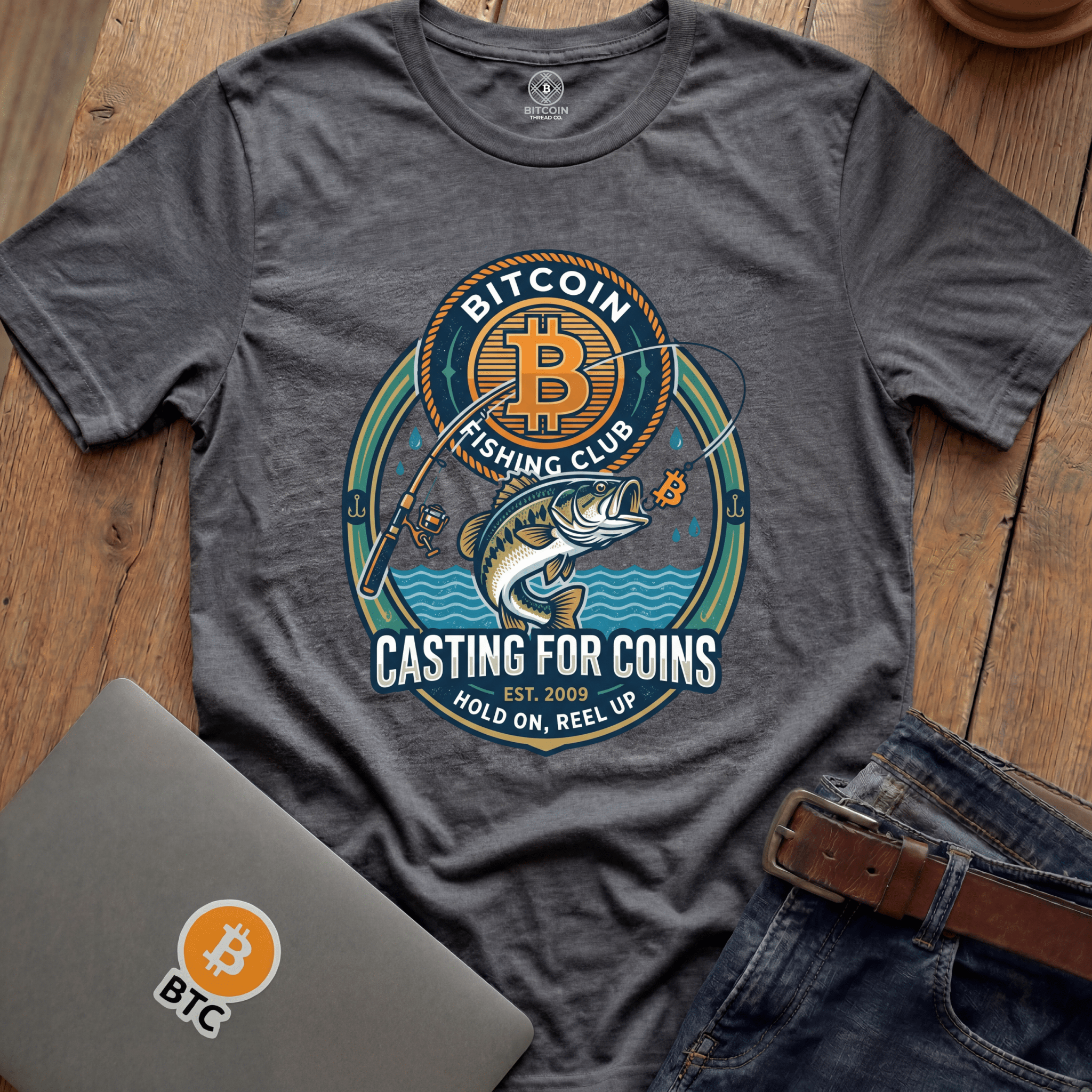 Bitcoin Fishing Club Tees
