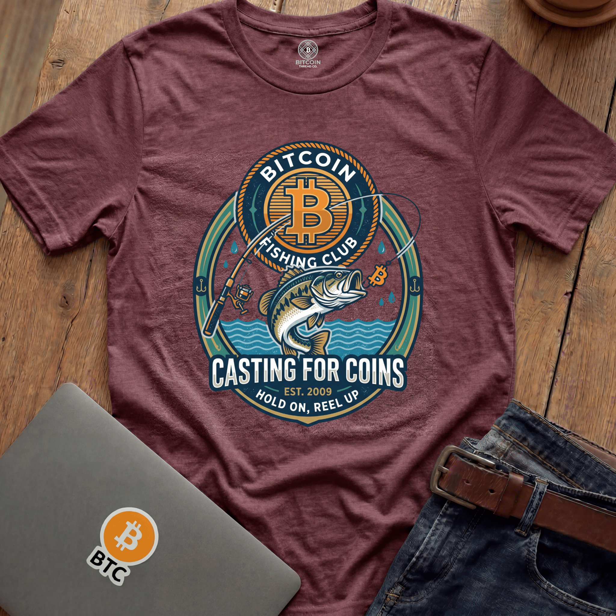 Bitcoin Fishing Club Tees