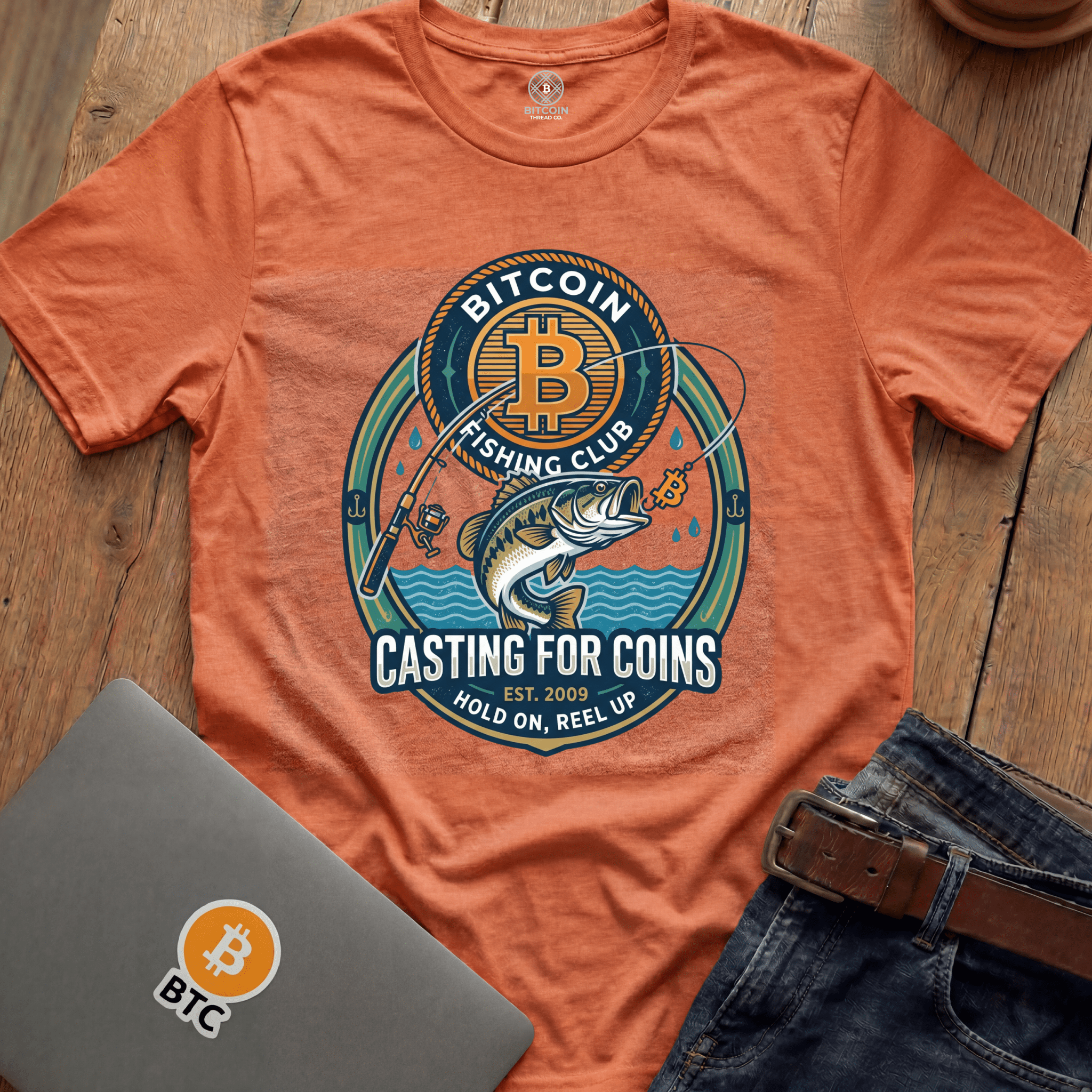 Bitcoin Fishing Club Tees