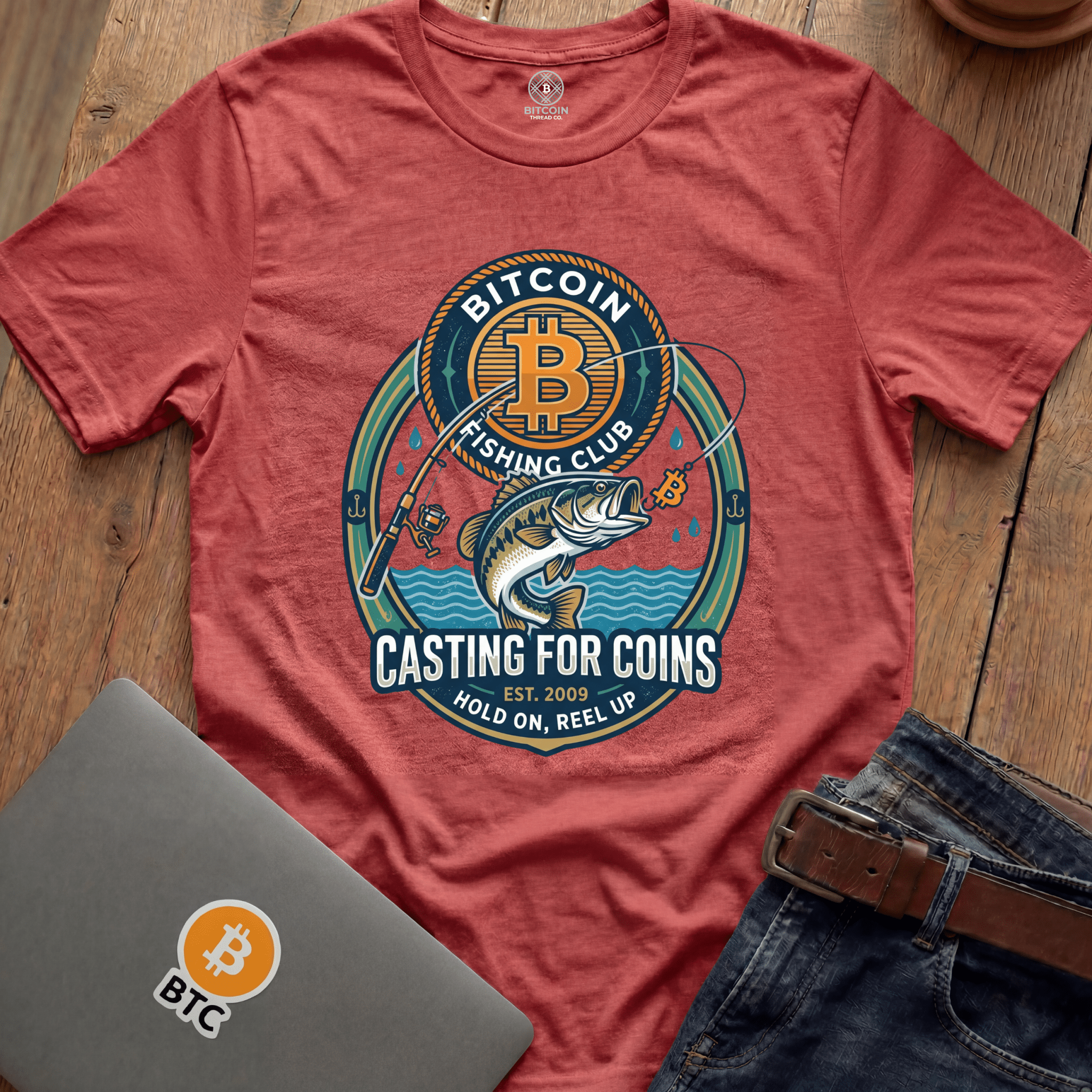 Bitcoin Fishing Club Tees