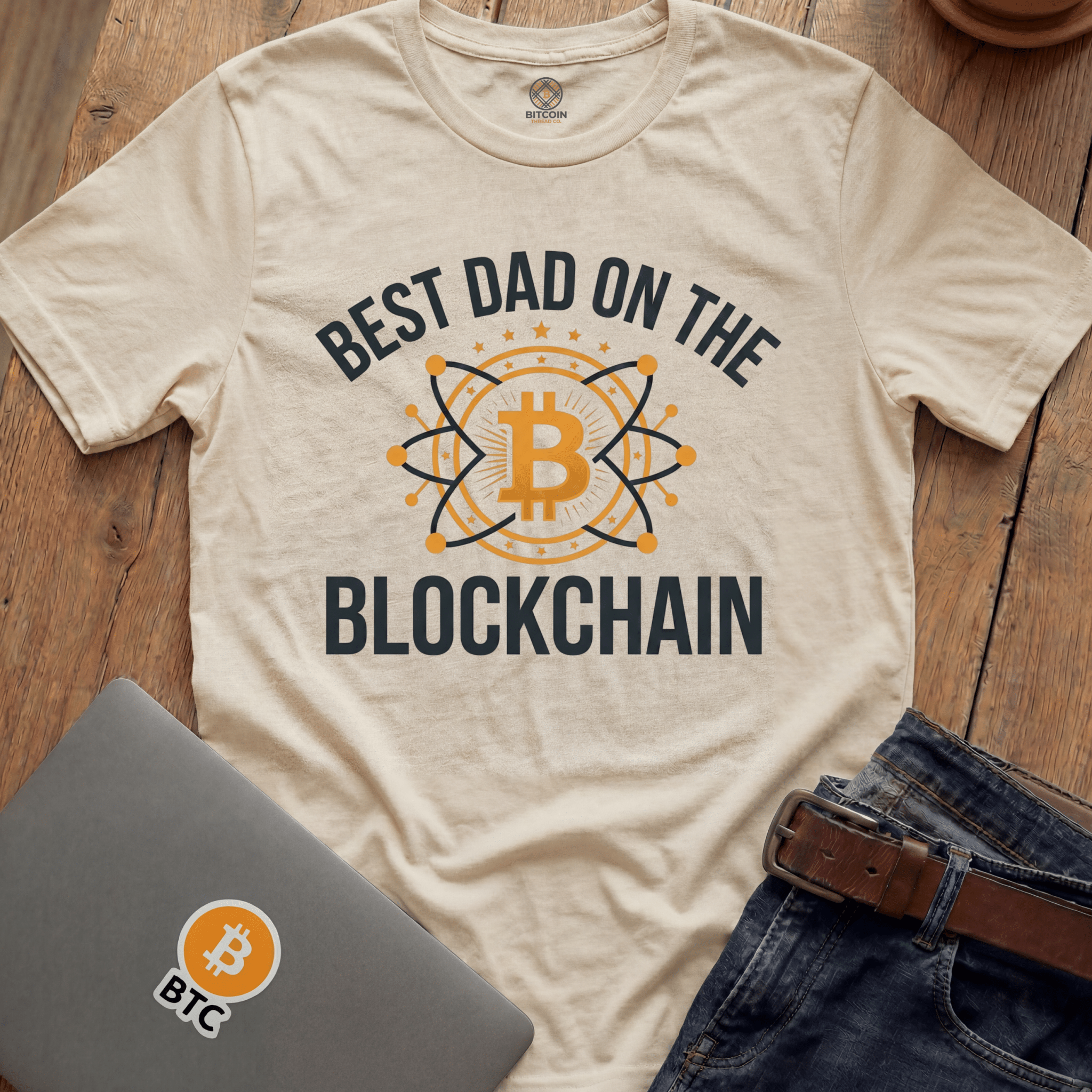 Best Dad on the Blockchain Tees