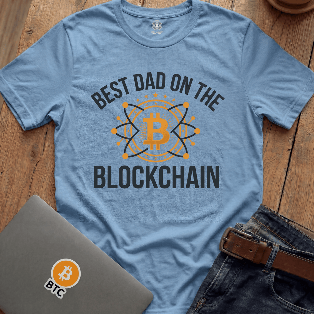 Best Dad on the Blockchain Tees