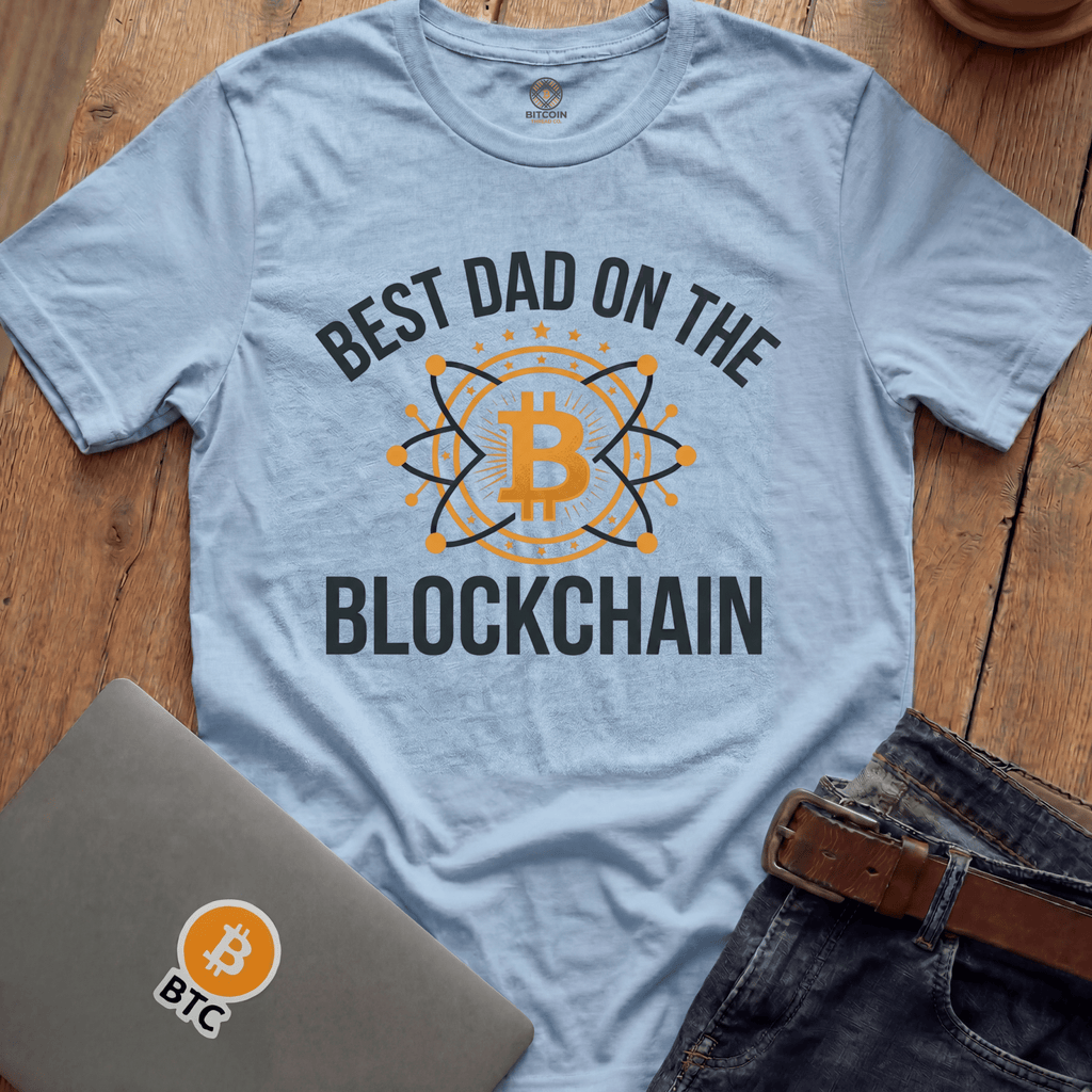 Best Dad on the Blockchain Tees