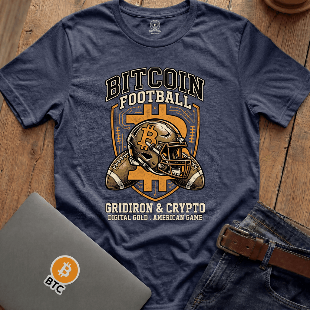 Bitcoin Football Tees