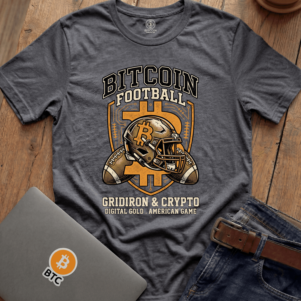 Bitcoin Football Tees