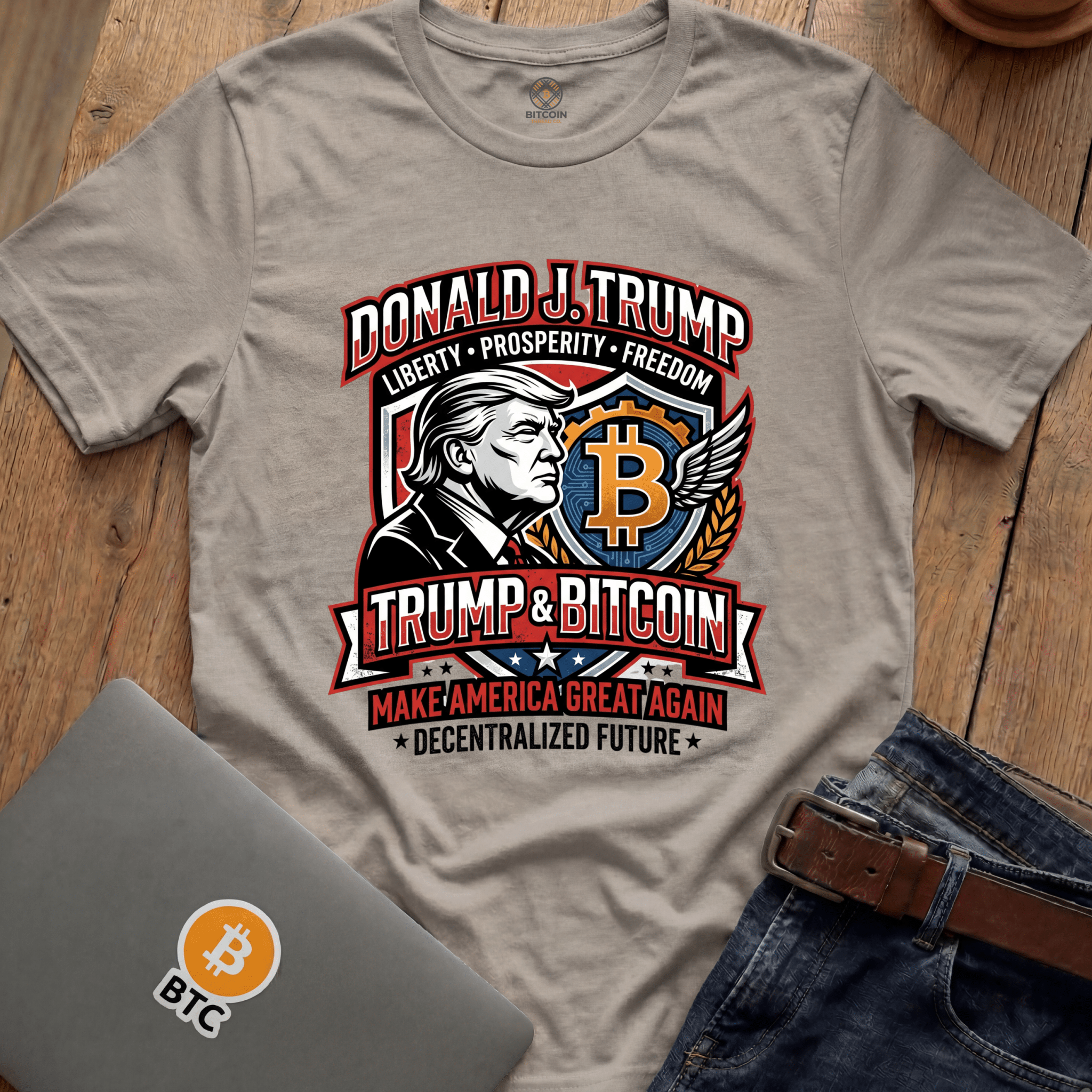 Decentralized Future DJT Tees