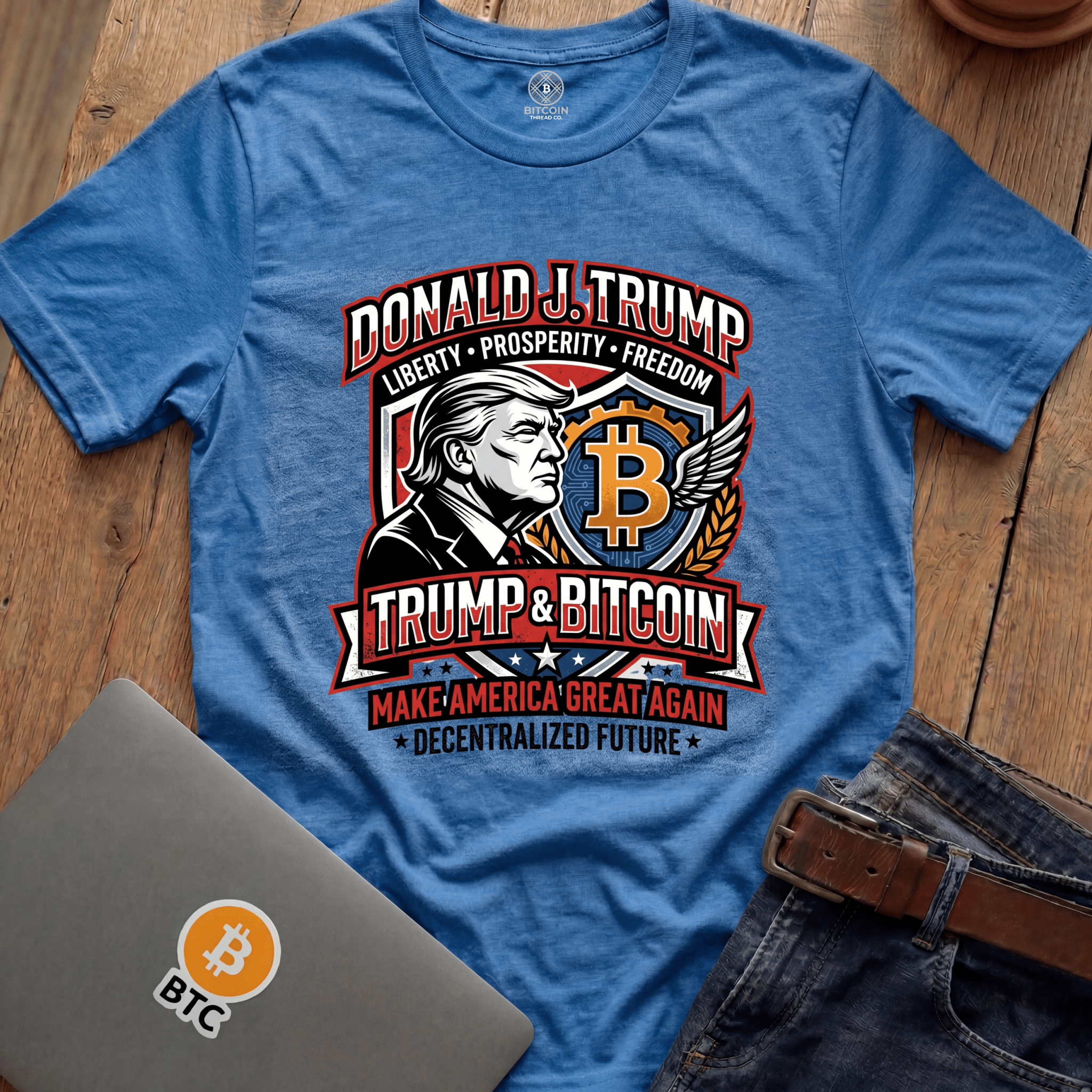 Decentralized Future DJT Tees