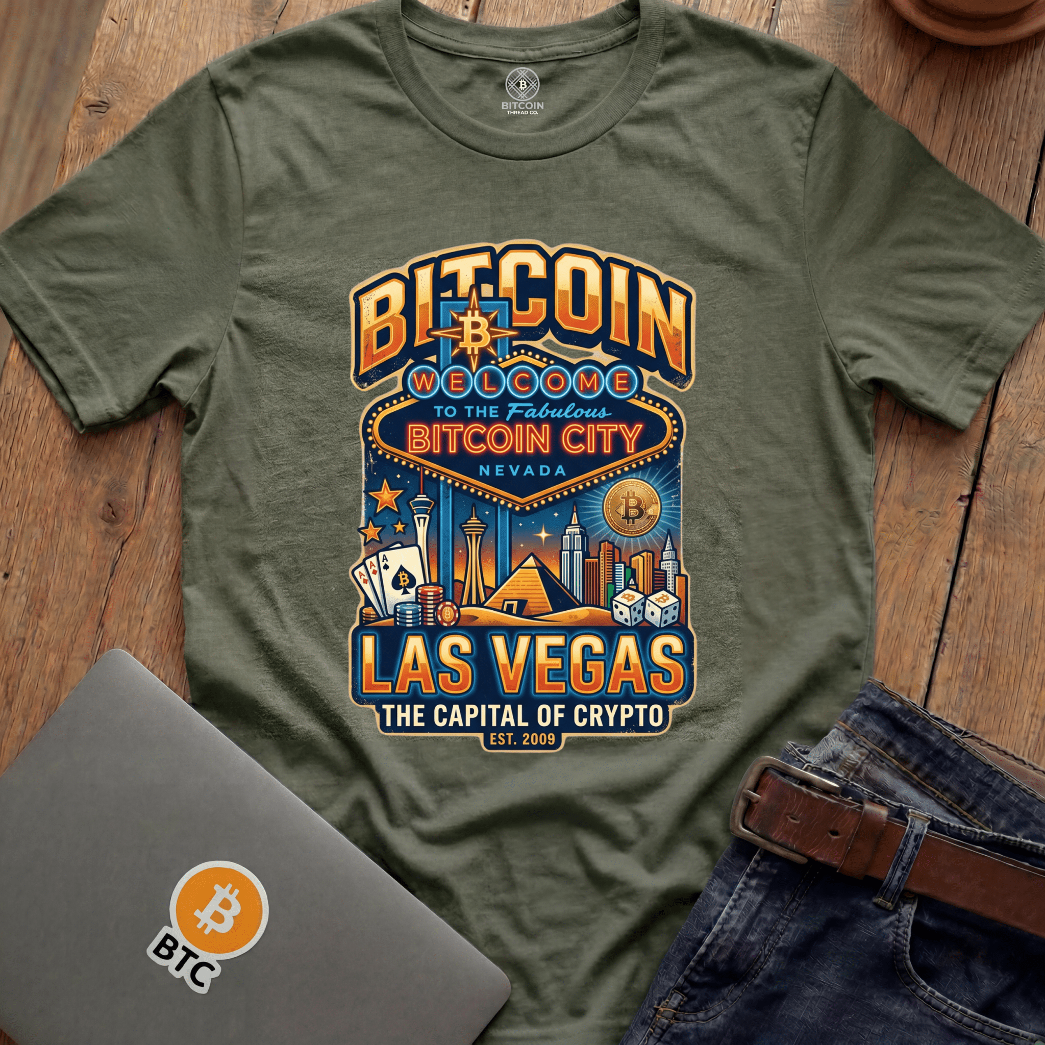 Fabulous Bitcoin City Tees
