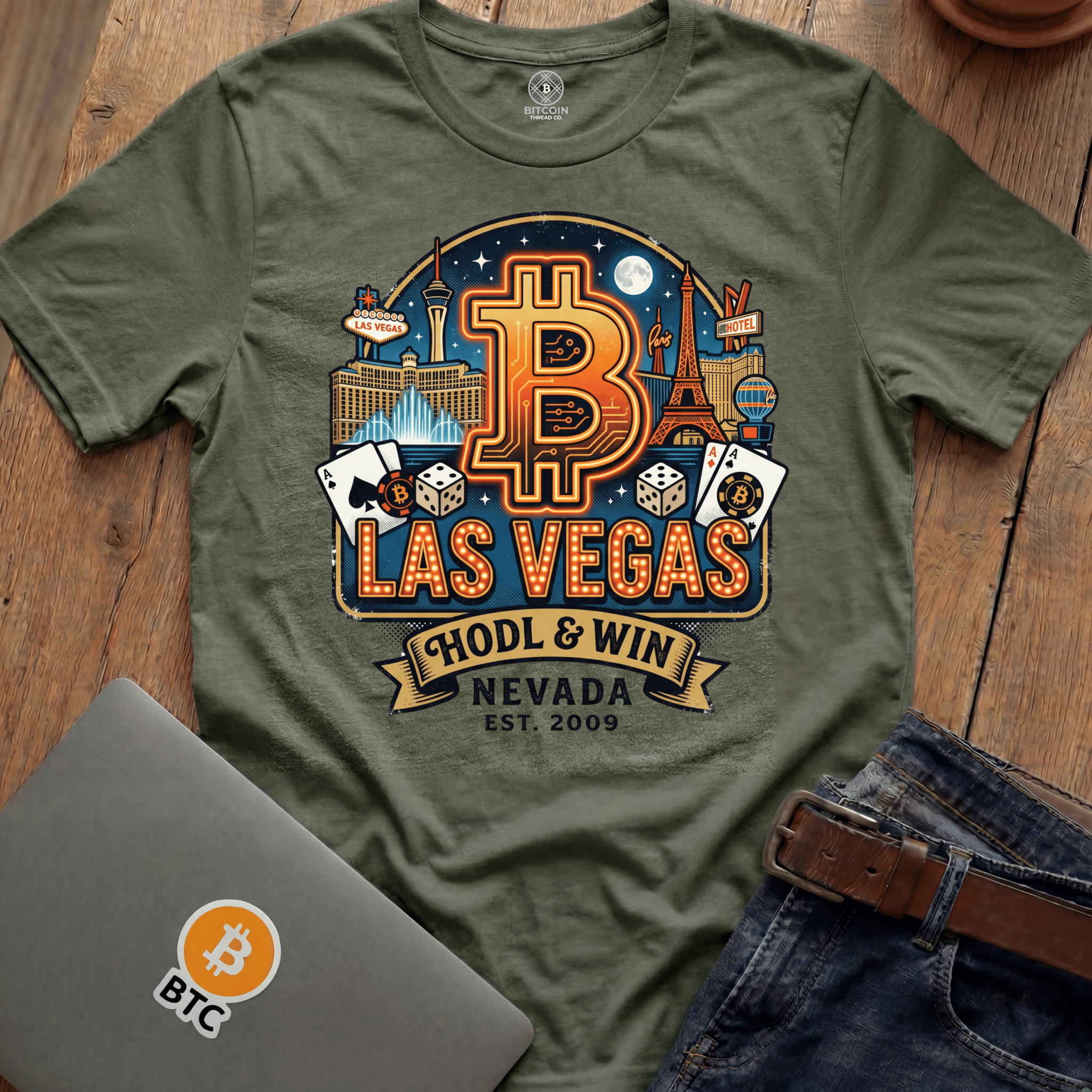 HODL & Win - Vegas Tees