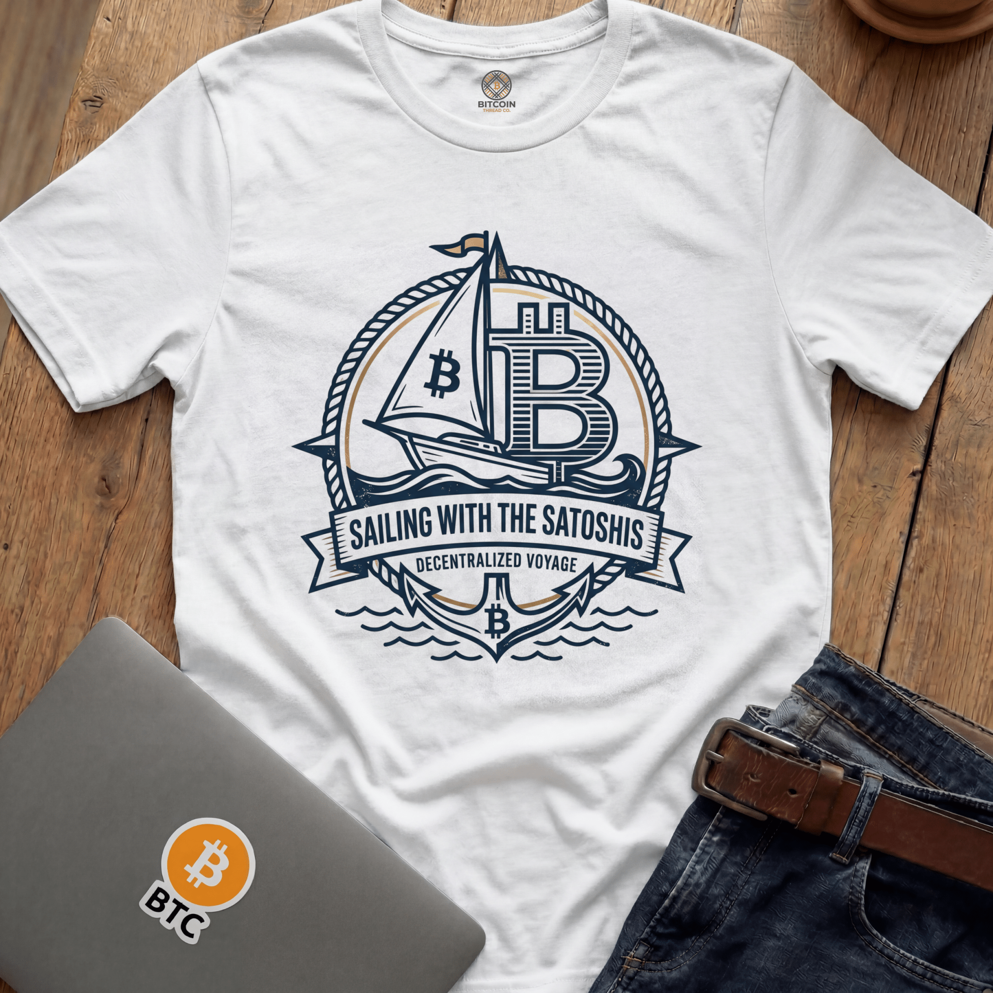 Sailing with Satoshis Tees