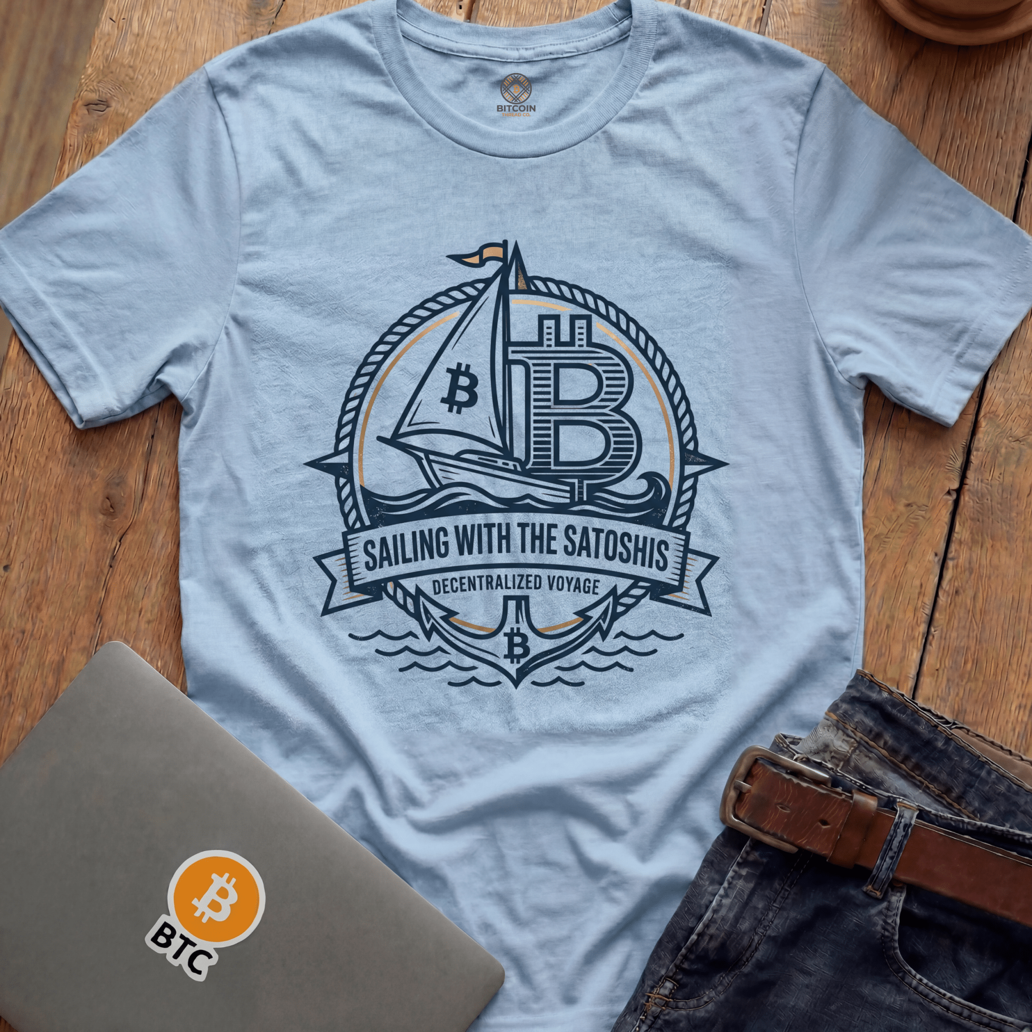 Sailing with Satoshis Tees