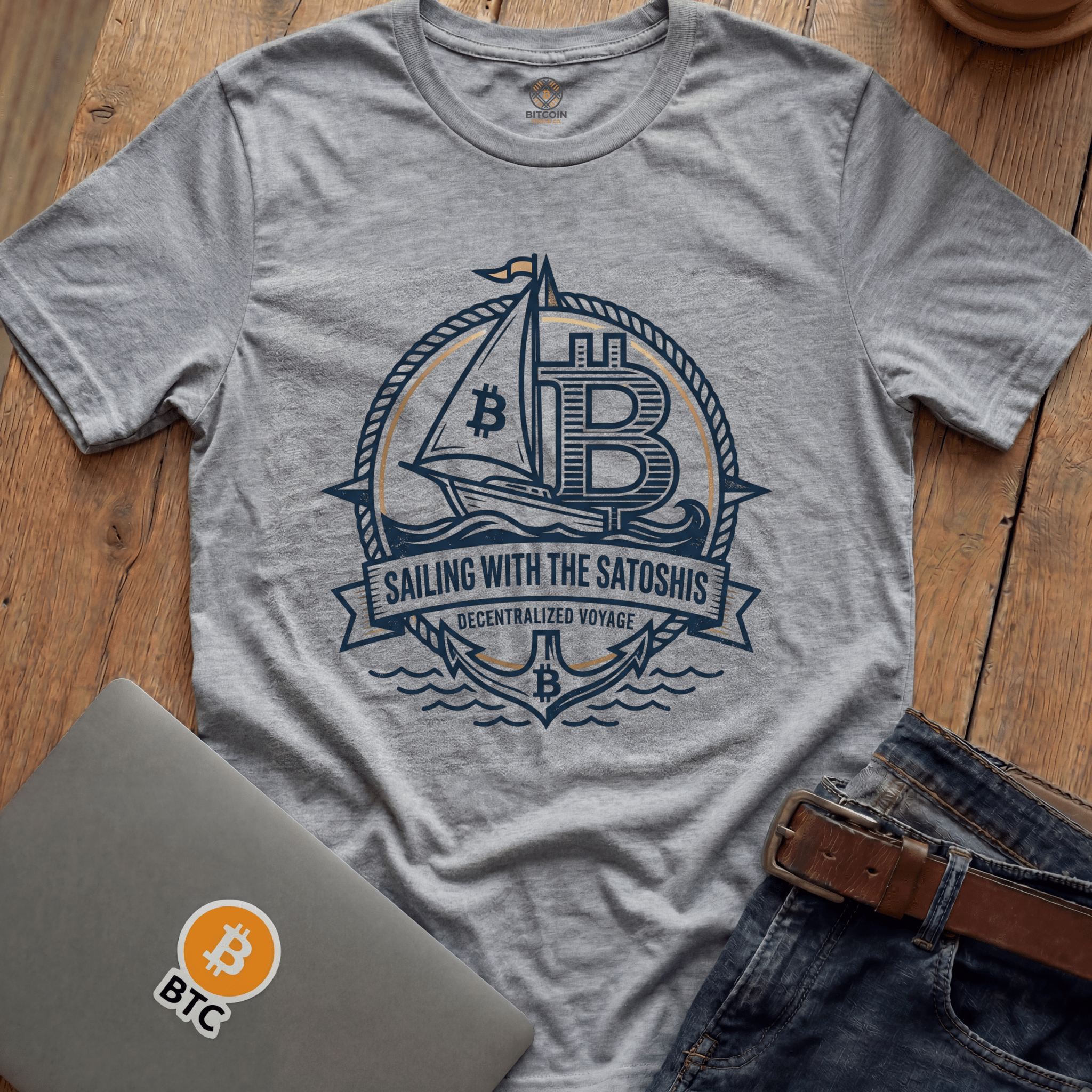 Sailing with Satoshis Tees