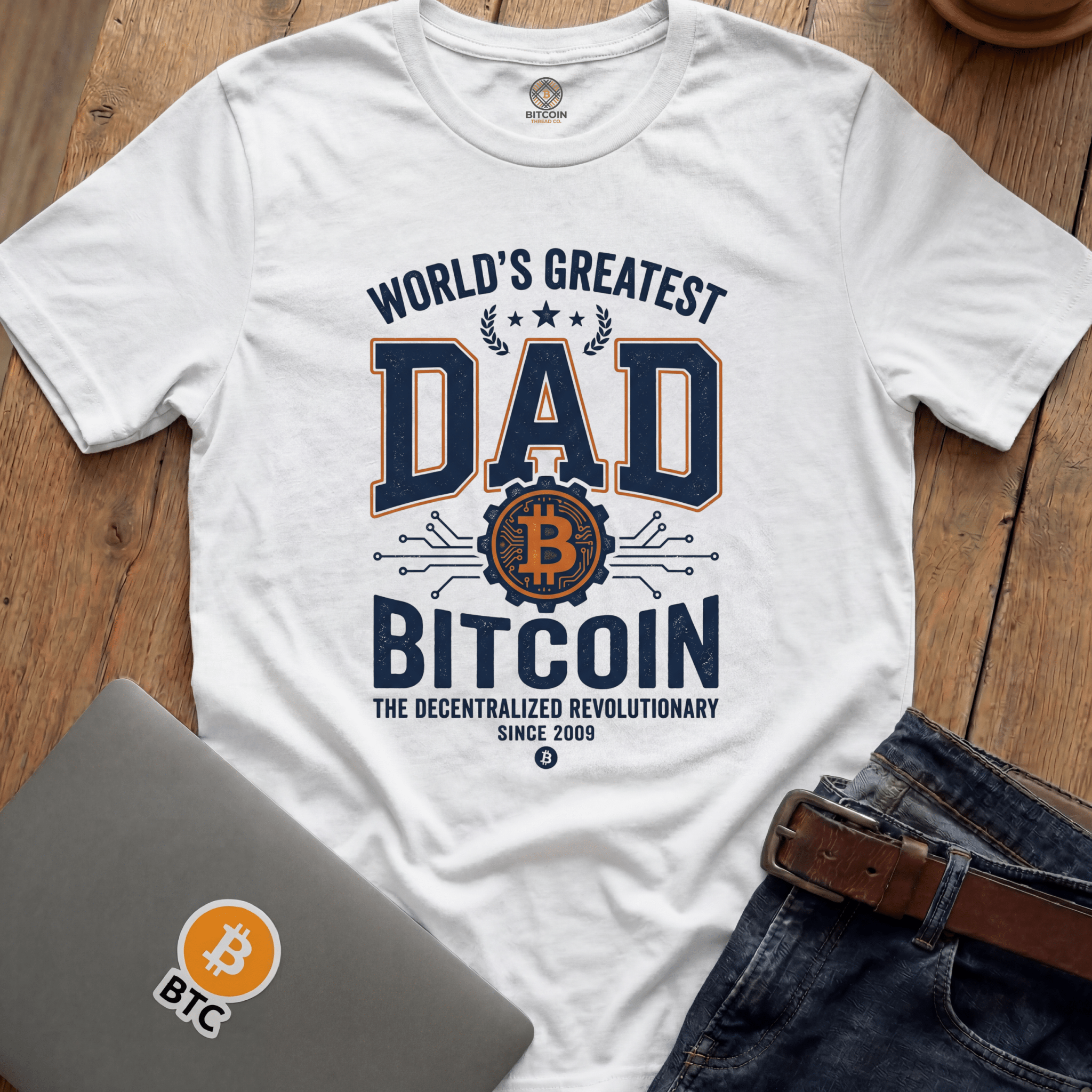 World's Greatest Bitcoin Dad Tees