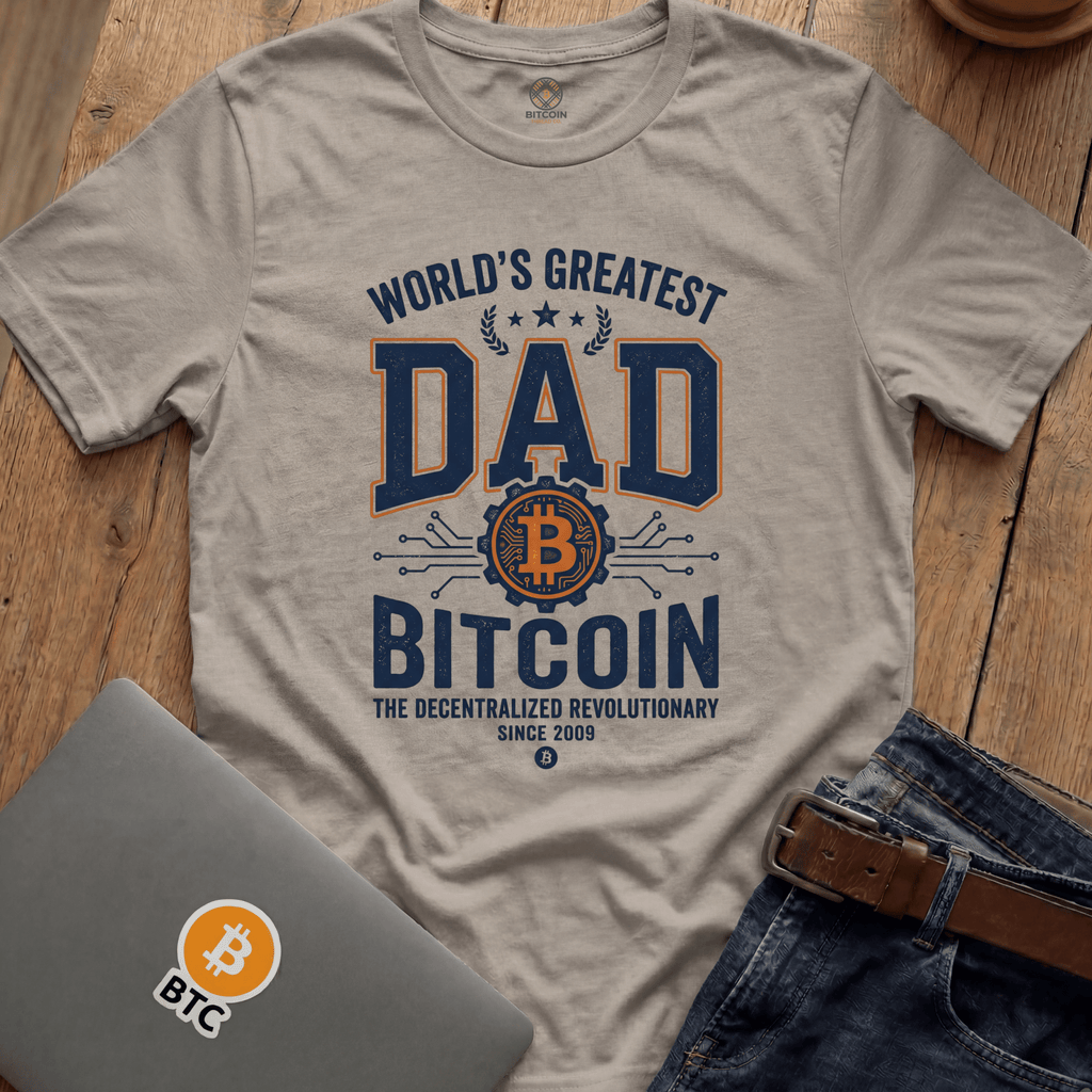 World's Greatest Bitcoin Dad Tees