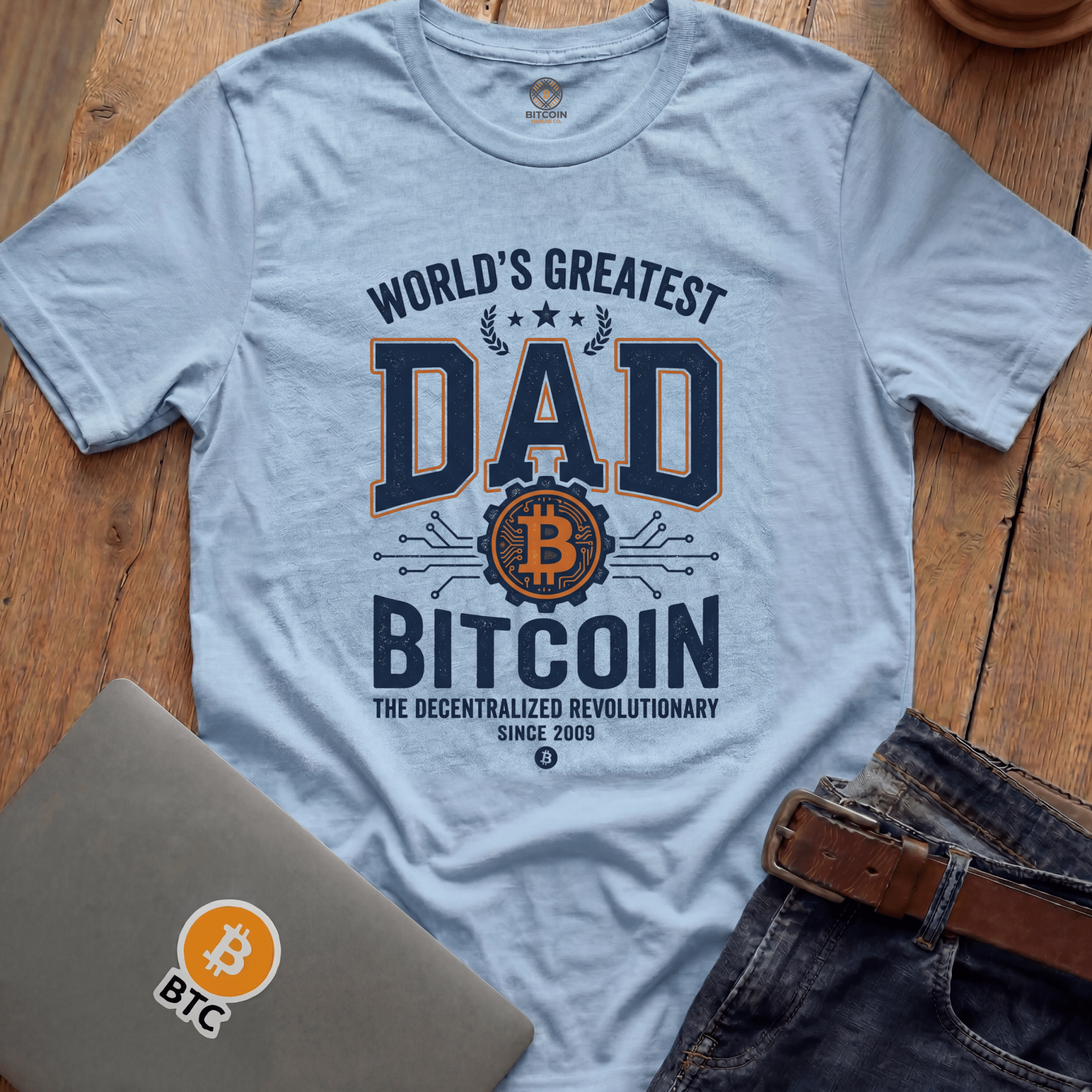World's Greatest Bitcoin Dad Tees