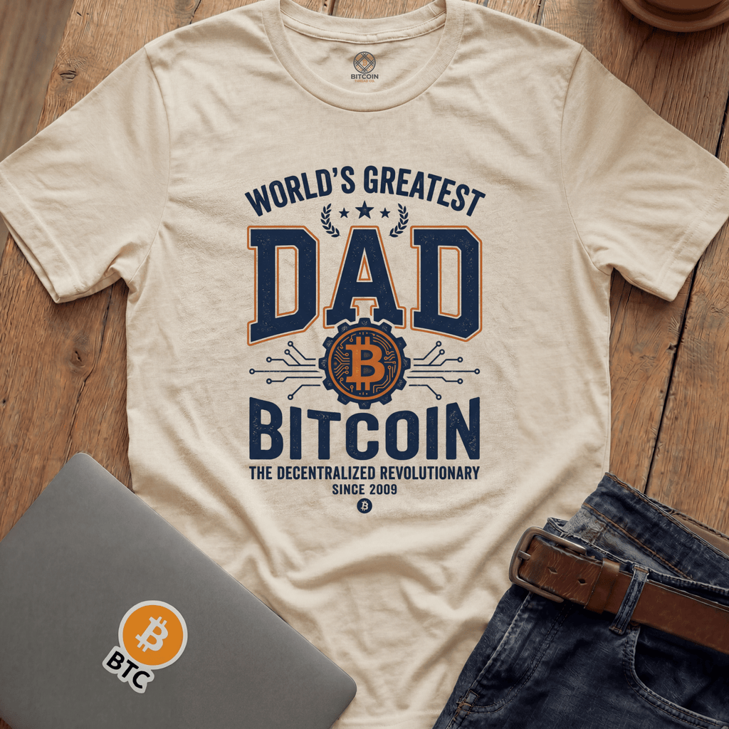 World's Greatest Bitcoin Dad Tees