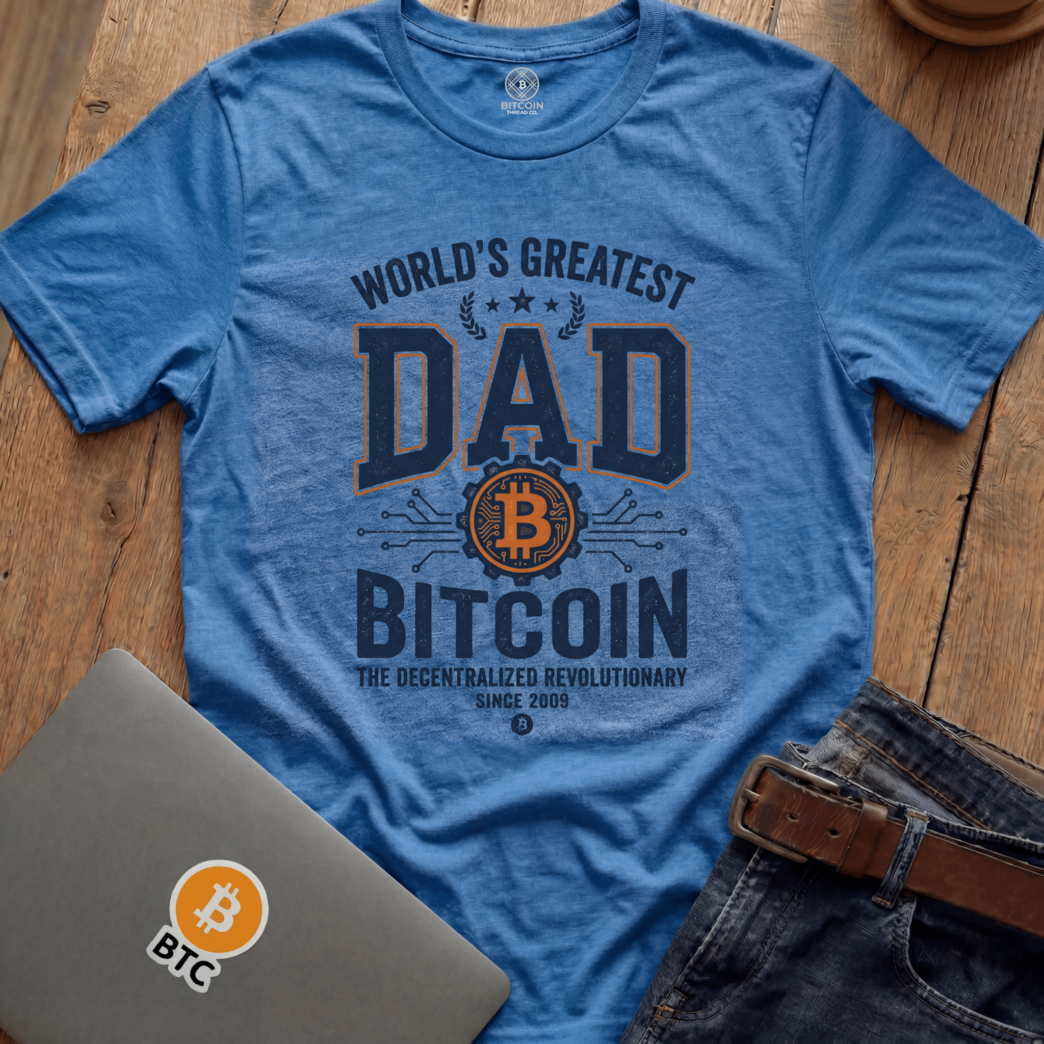 World's Greatest Bitcoin Dad Tees