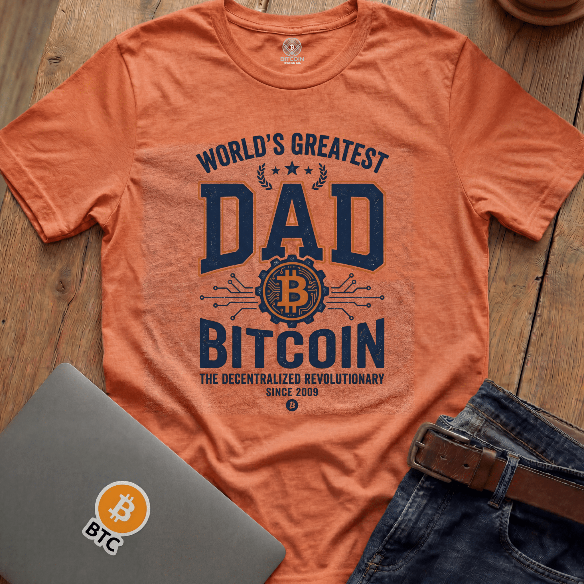 World's Greatest Bitcoin Dad Tees