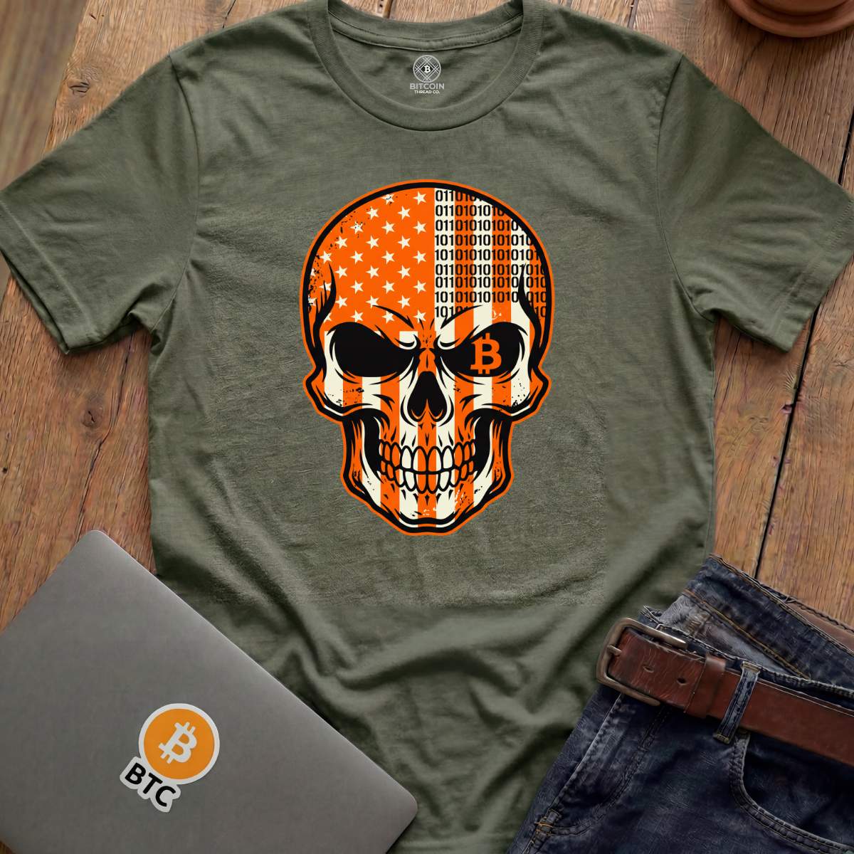 BTC American Skull Tees