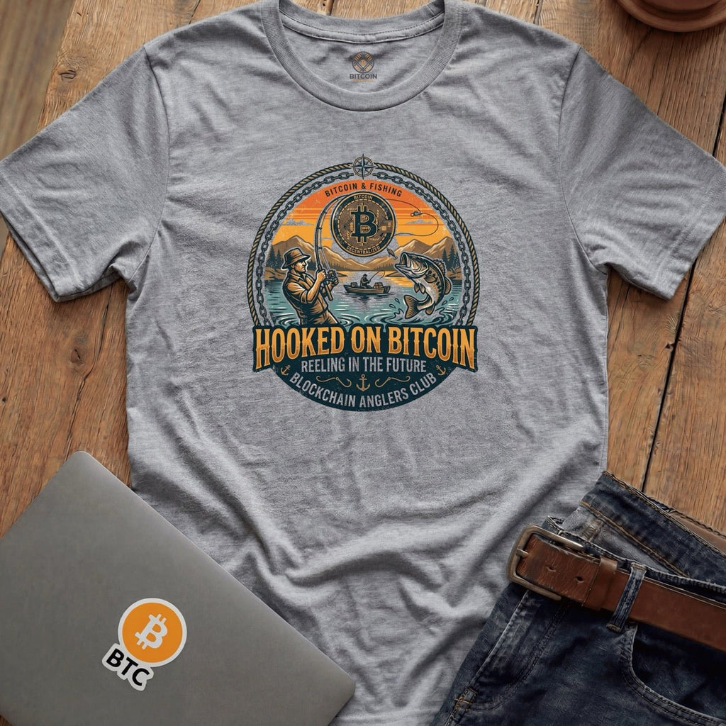 Hooked on Bitcoin Tees