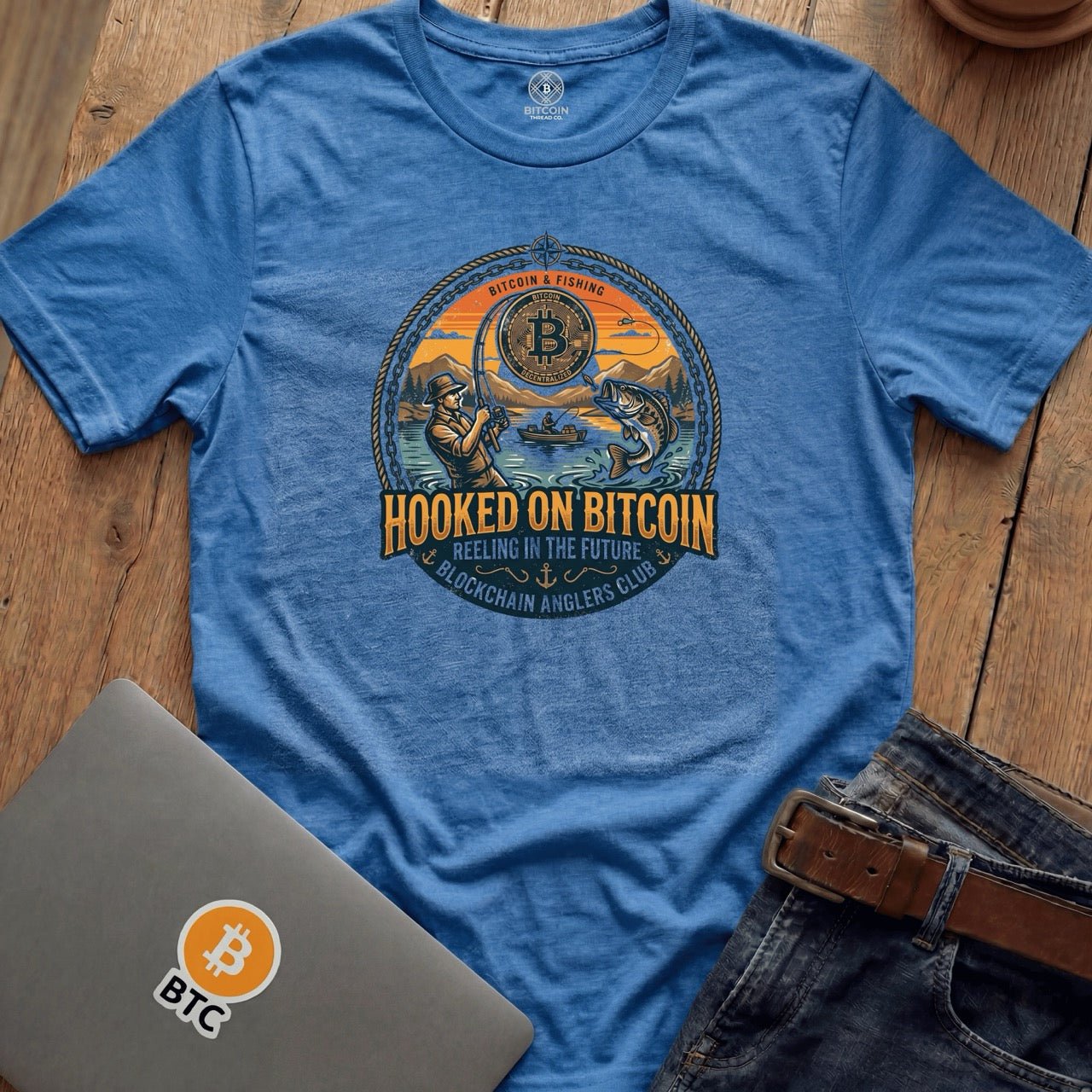 Hooked on Bitcoin Tees