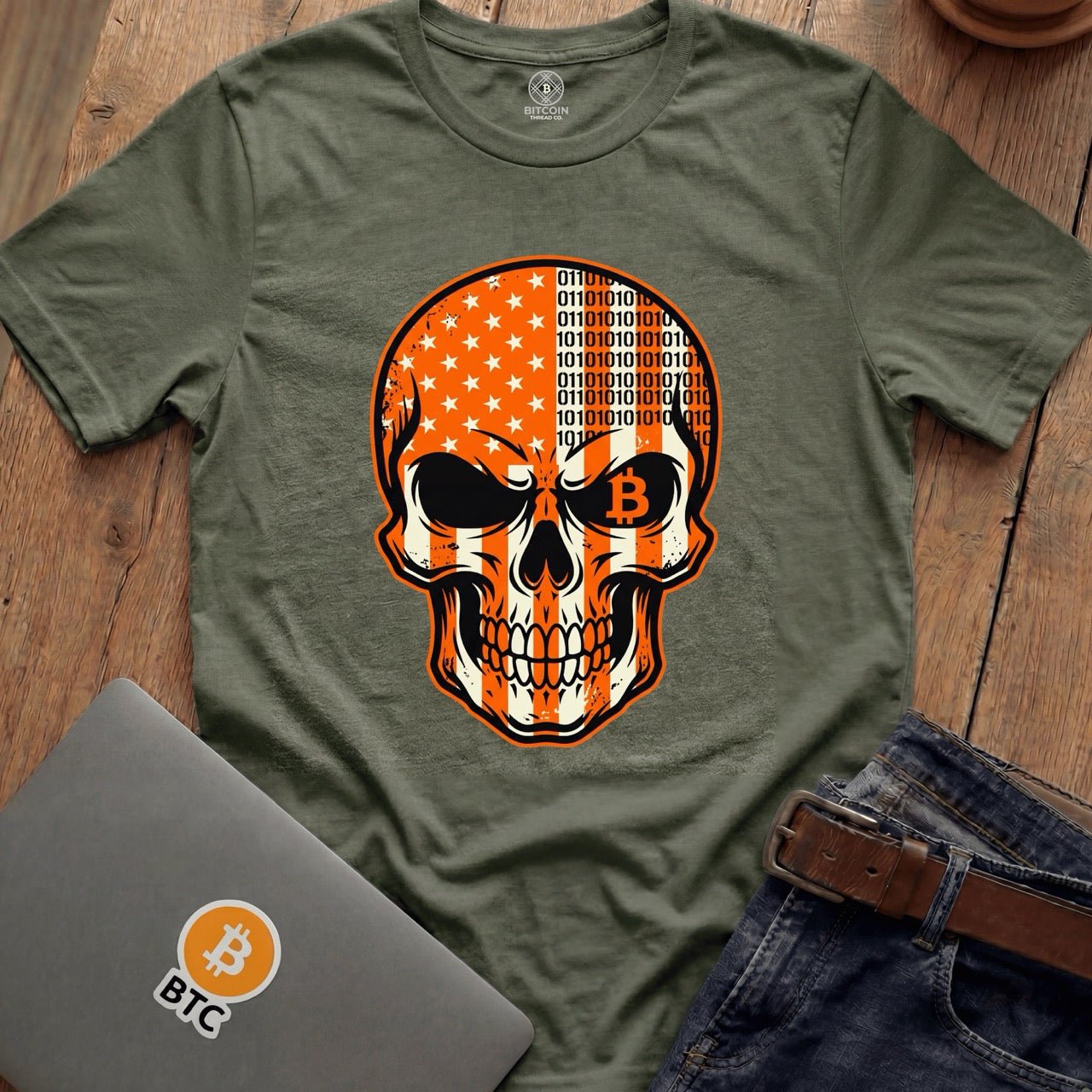 BTC American Skull Tees