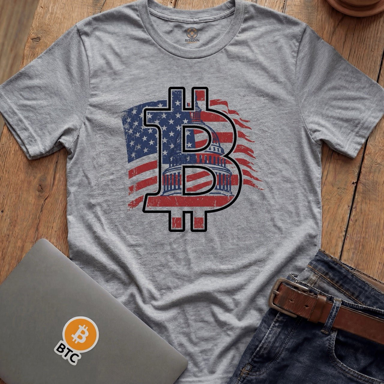 American Bitcoin Tees