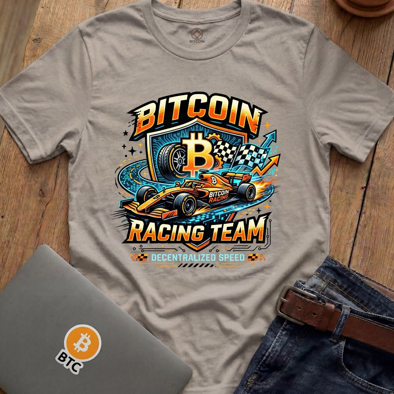 Bitcoin Racing Team Tees