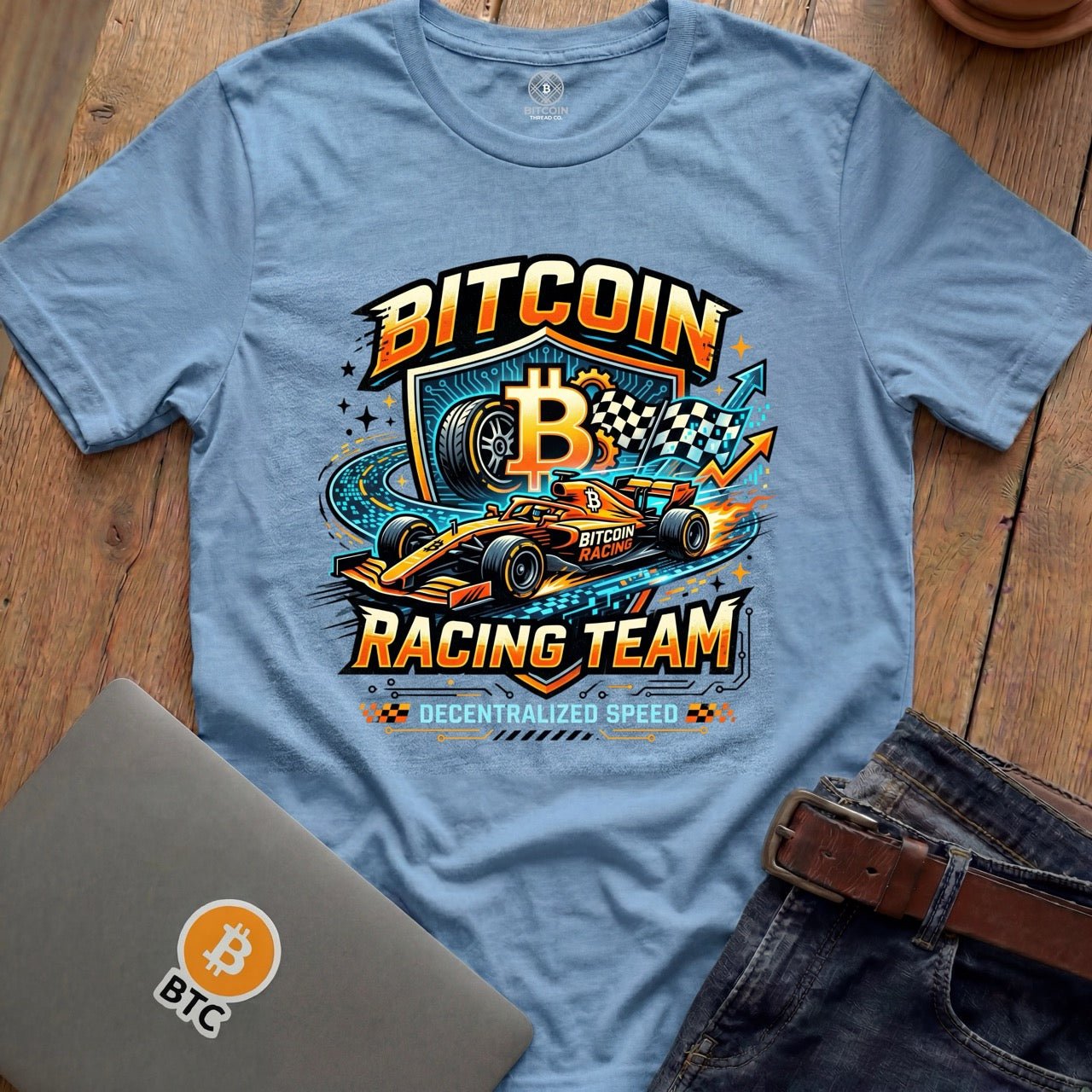 Bitcoin Racing Team Tees