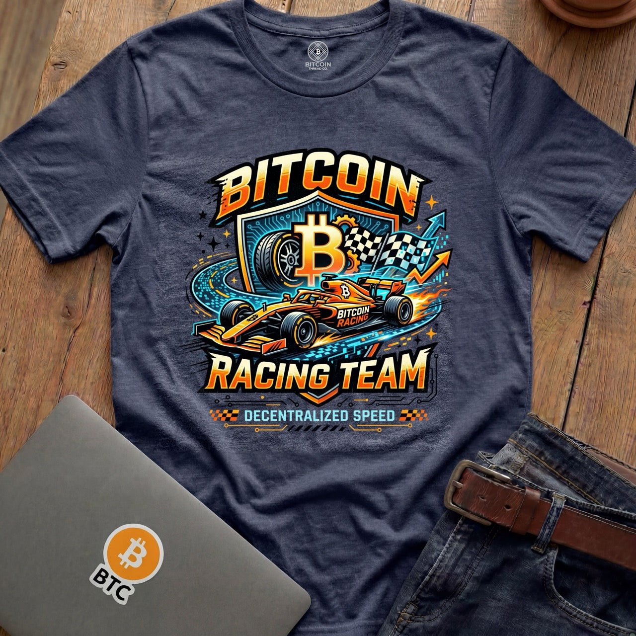 Bitcoin Racing Team Tees