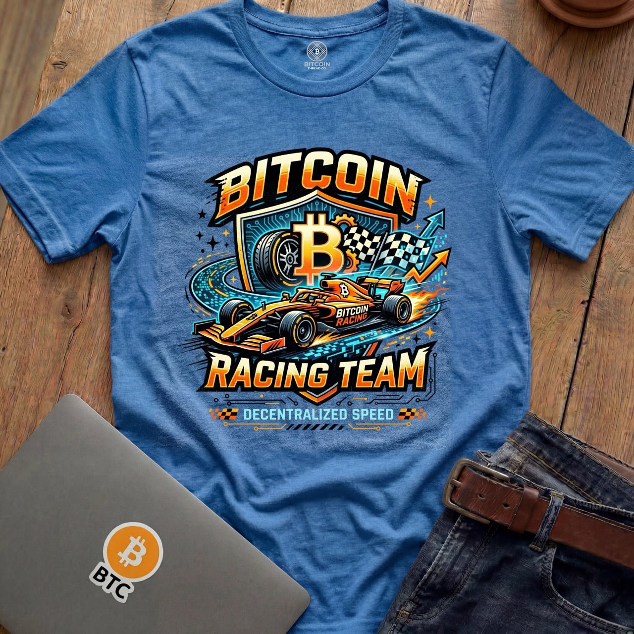 Bitcoin Racing Team Tees