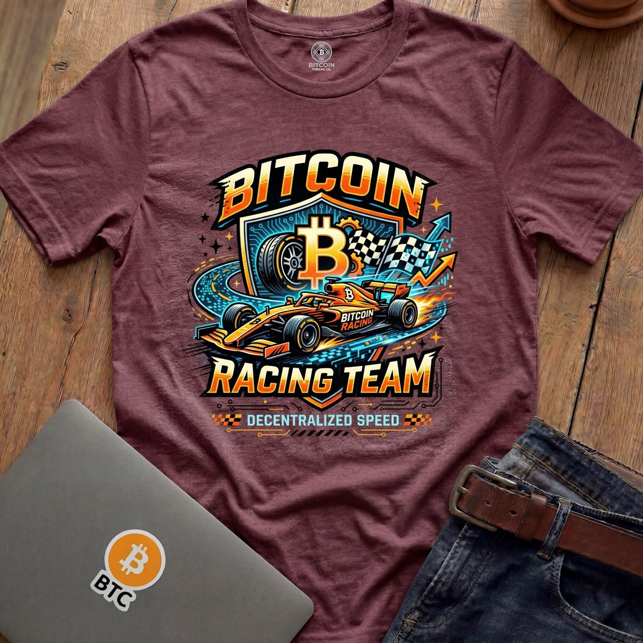 Bitcoin Racing Team Tees