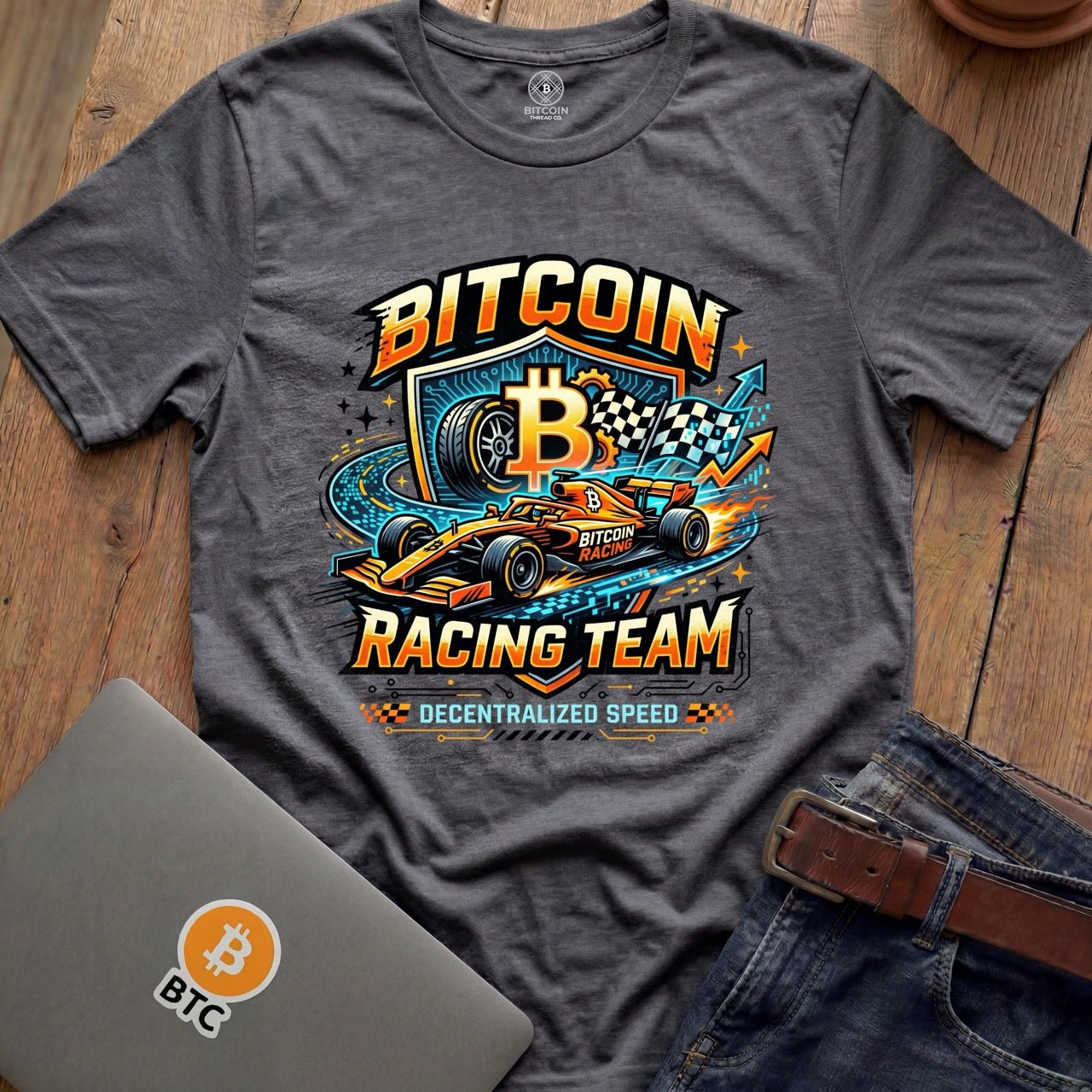 Bitcoin Racing Team Tees