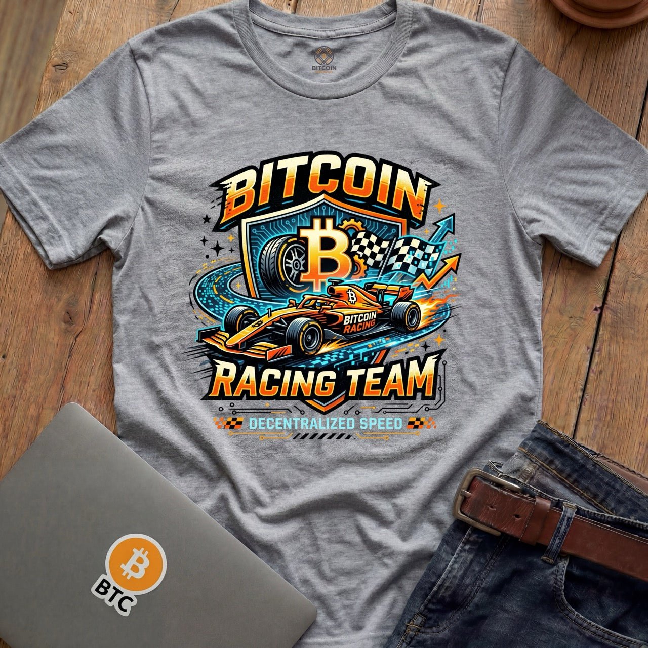 Bitcoin Racing Team Tees