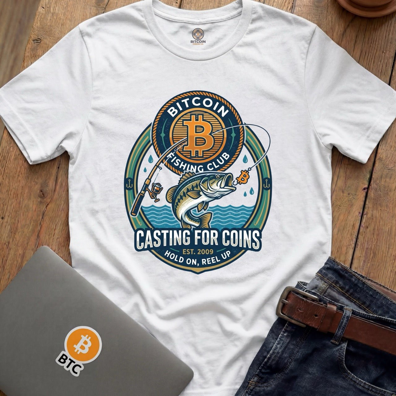 Bitcoin Fishing Club Tees