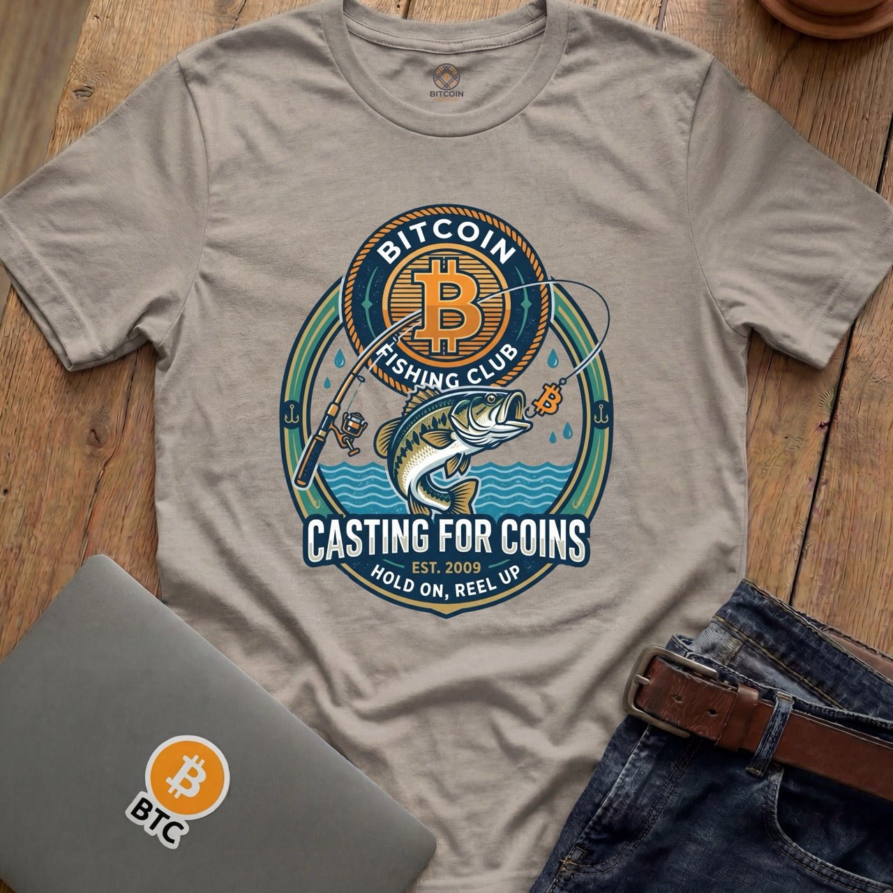 Bitcoin Fishing Club Tees