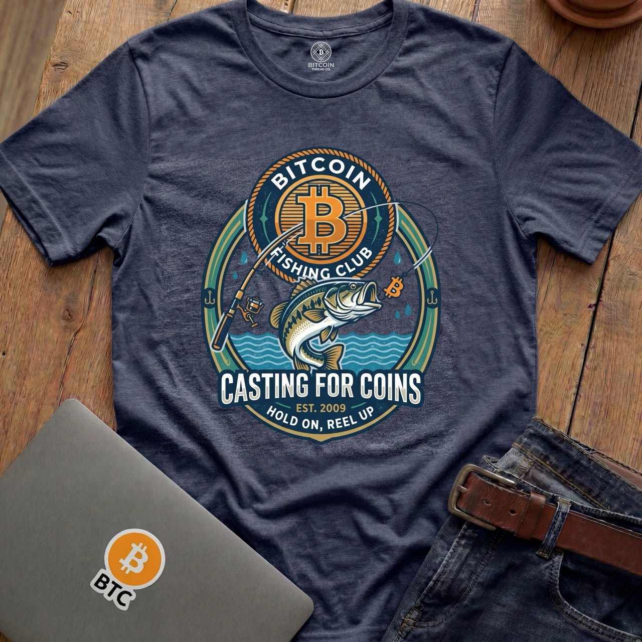 Bitcoin Fishing Club Tees